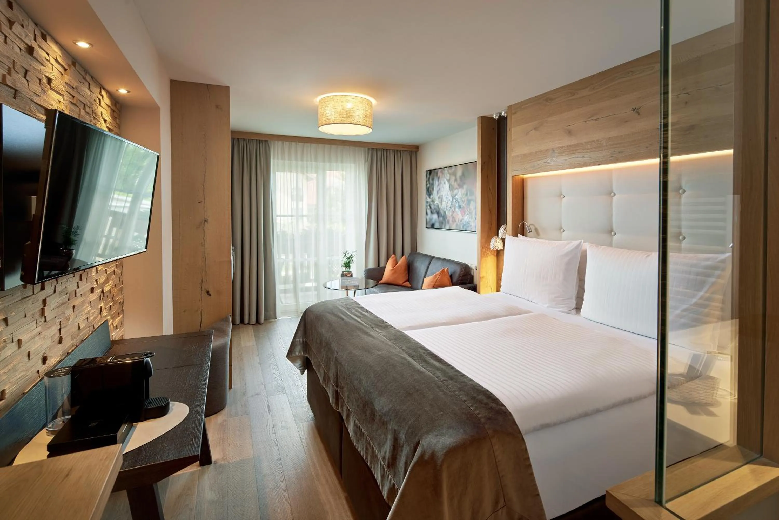 Photo of the whole room, Bed in Wellness- & Sporthotel Jagdhof