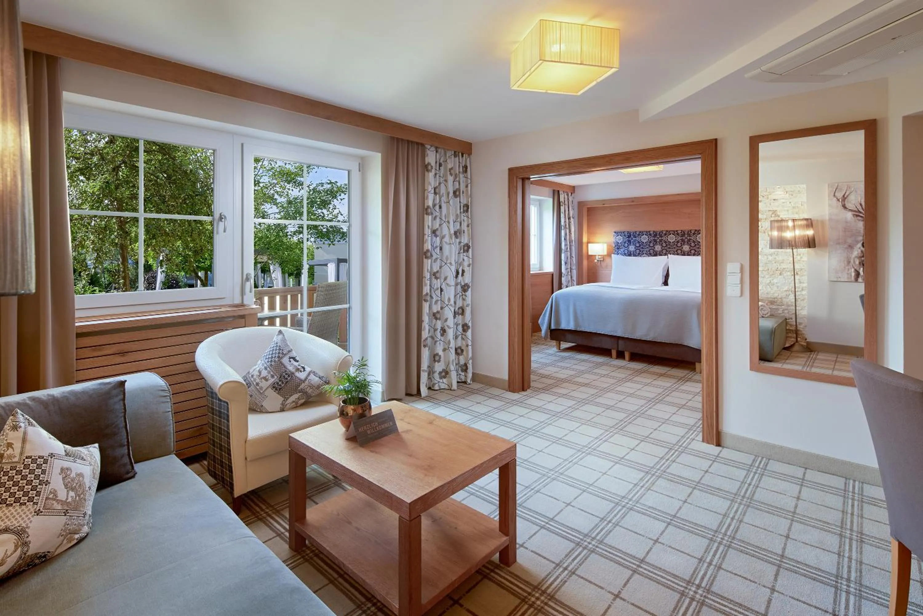 Photo of the whole room, Bed in Wellness- & Sporthotel Jagdhof