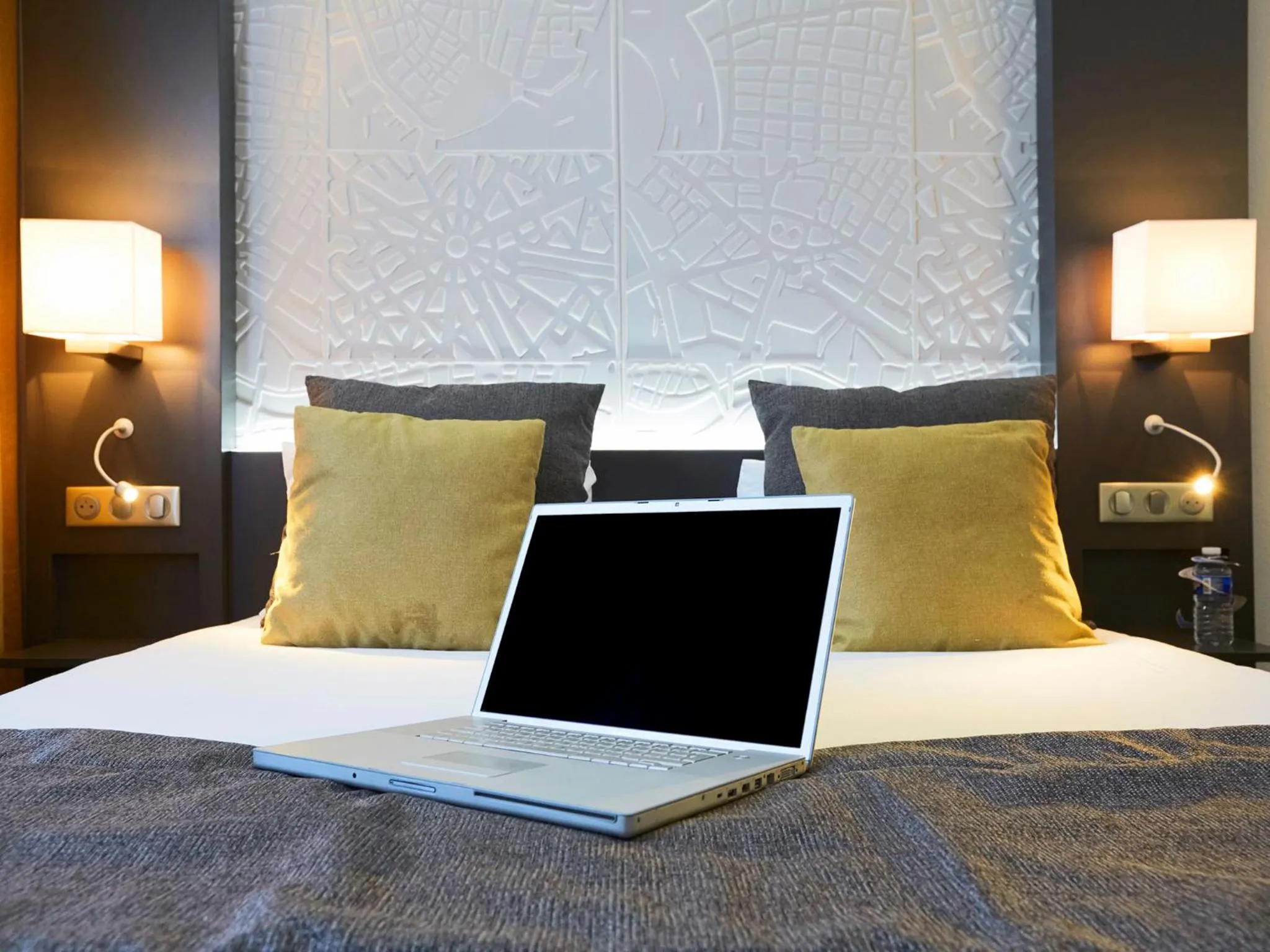 Bedroom, Bed in Kyriad Paris Ouest - Bezons La Défense