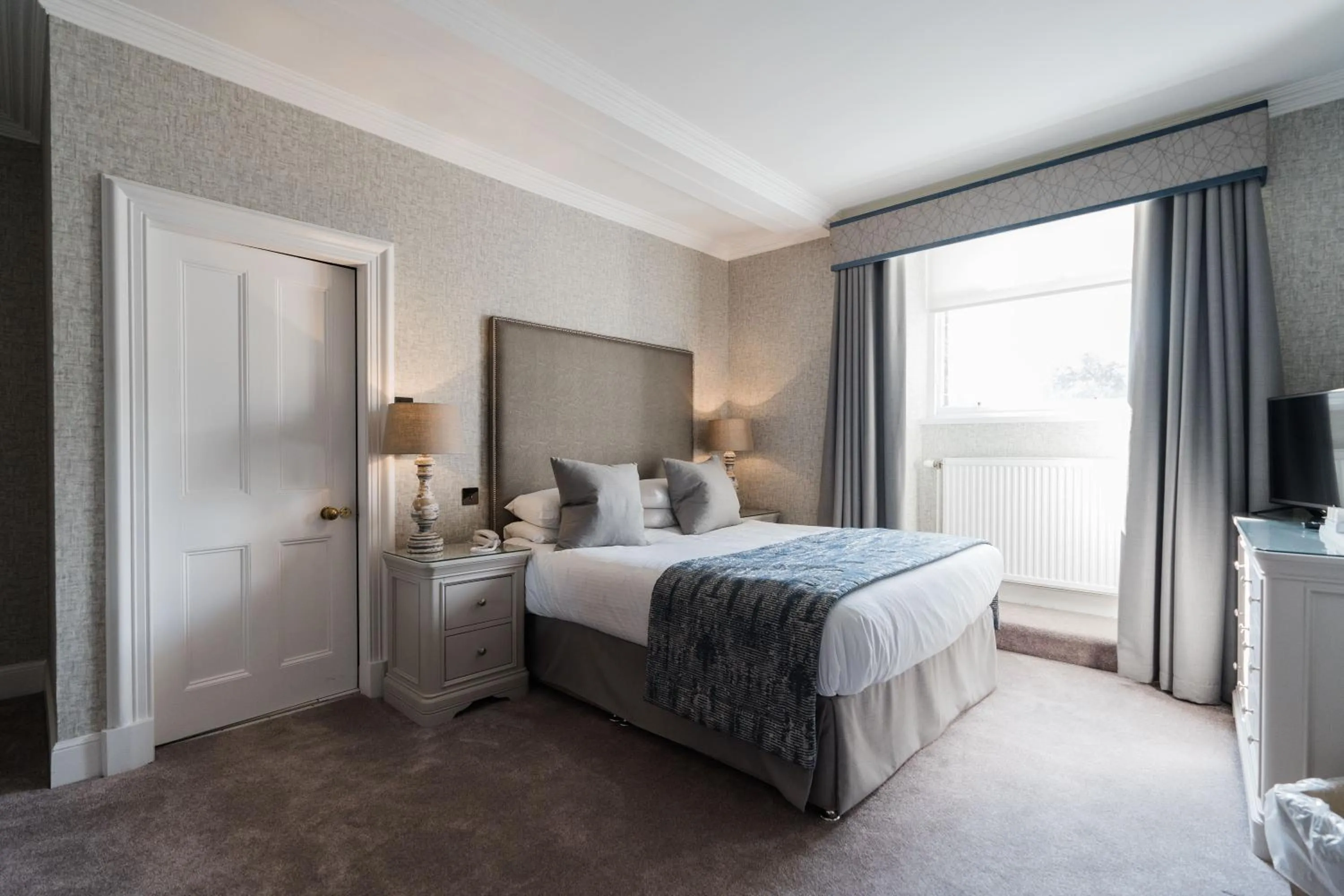 Bed in Balbirnie House Hotel