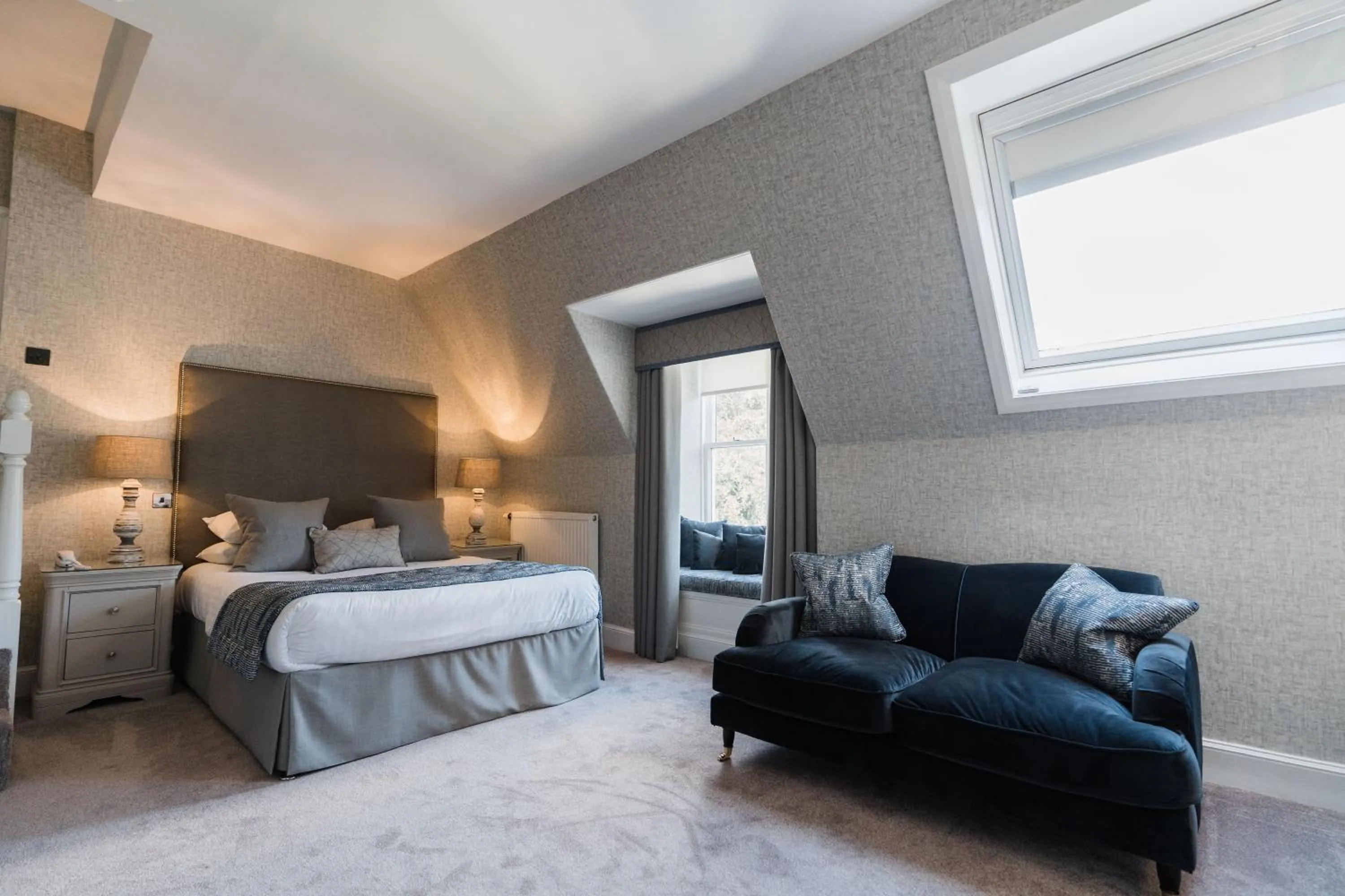 Bed in Balbirnie House Hotel