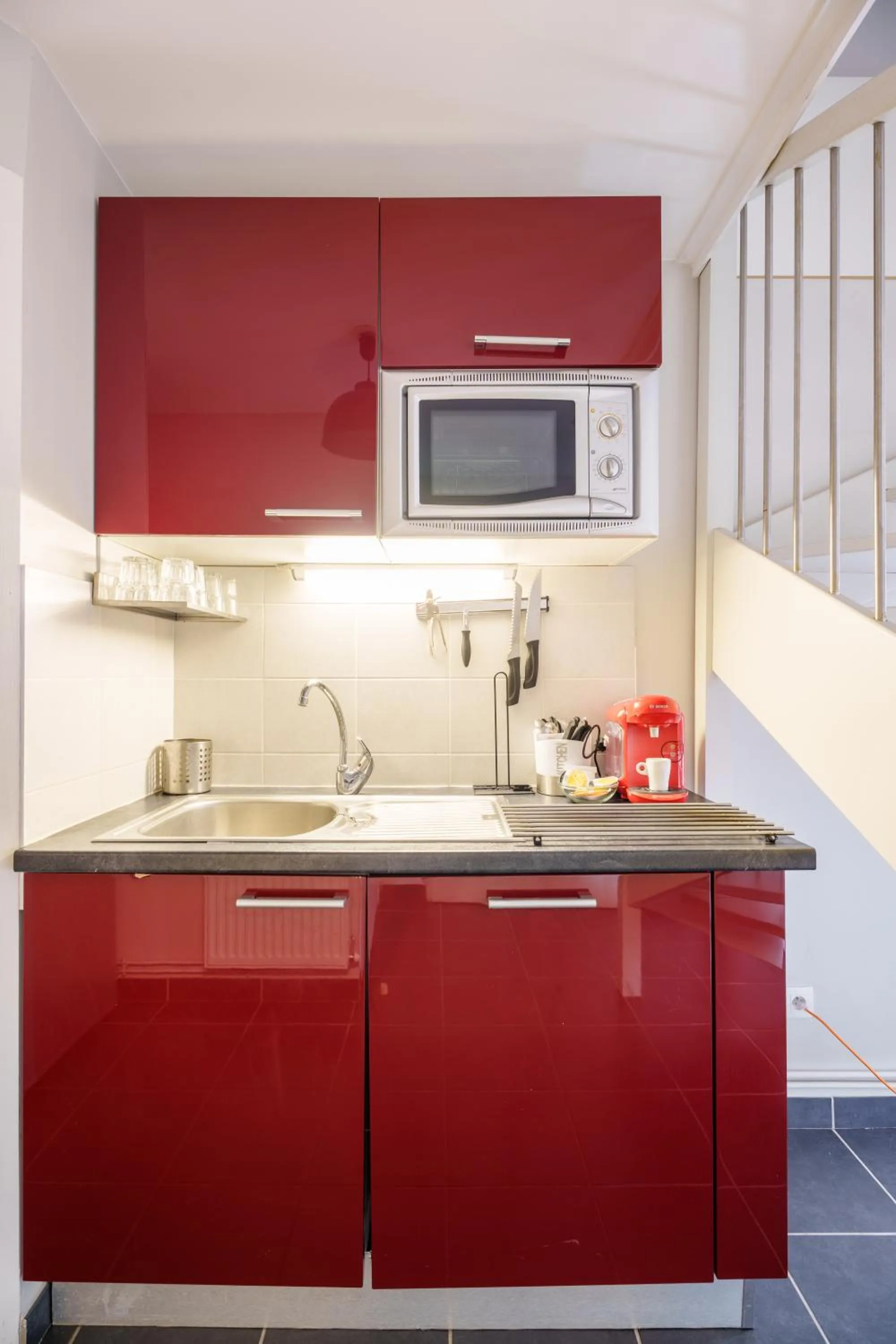 Kitchen or kitchenette in Tempologis - Chateau de la Rochette