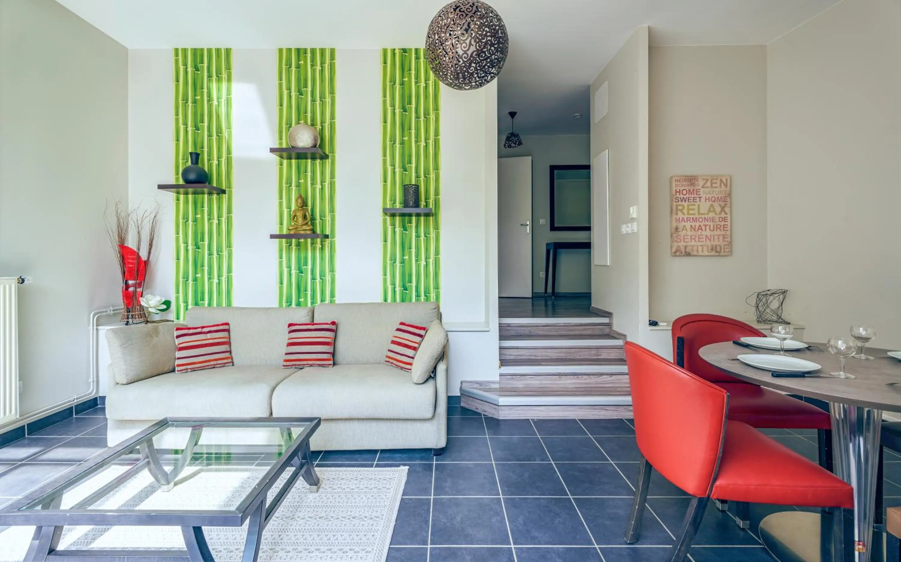 Living room in Tempologis - Chateau de la Rochette