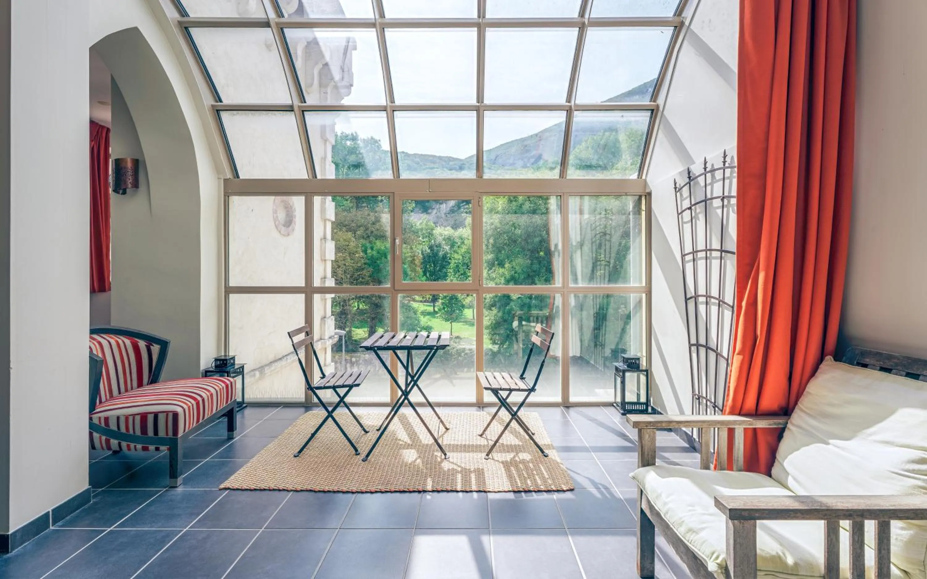 View (from property/room) in Tempologis - Chateau de la Rochette