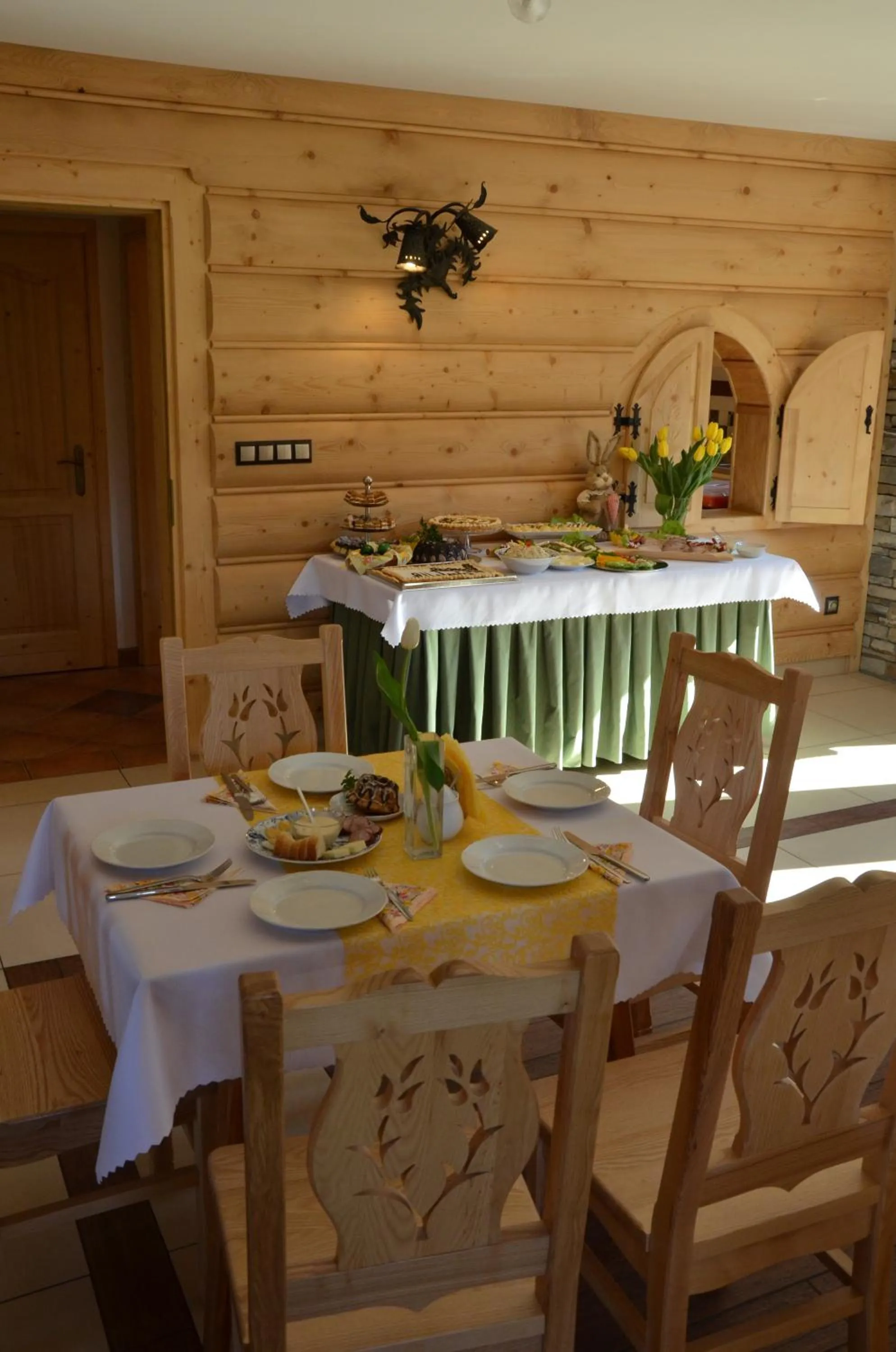 Dining area in Jedla Miejsce Gościnne