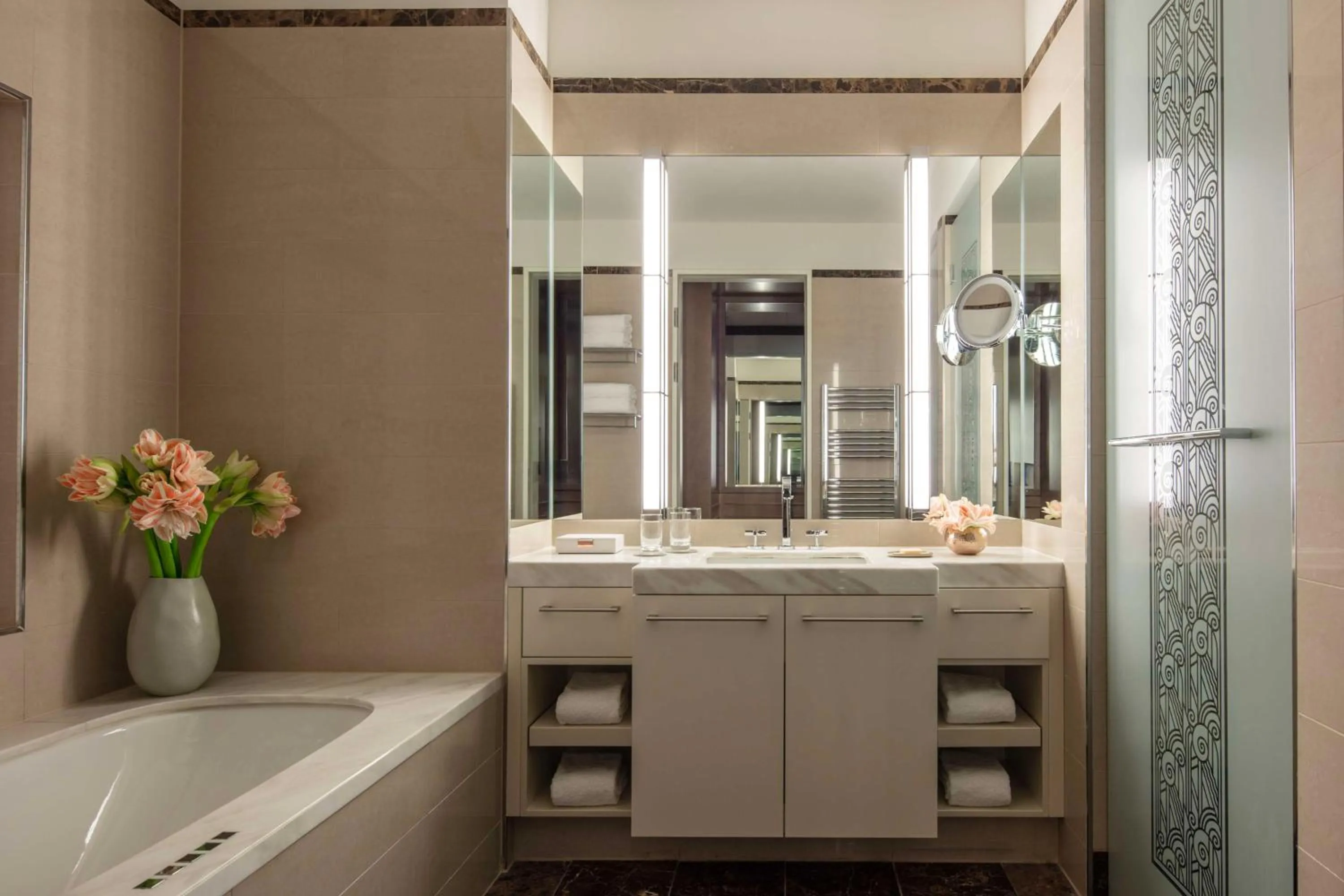 Bathroom in Anantara Palais Hansen Vienna - newly renovated
