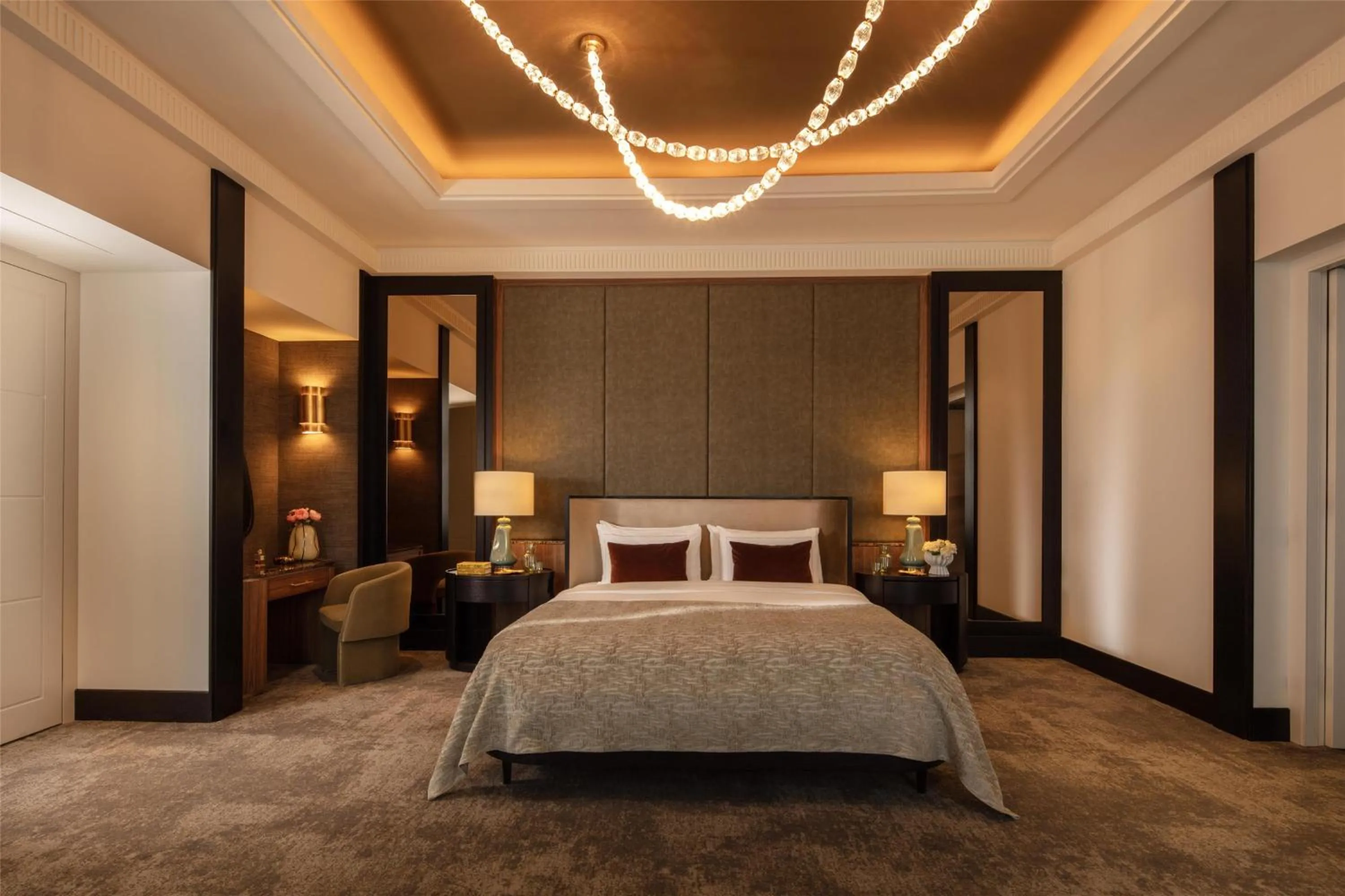 Bedroom, Bed in Anantara Palais Hansen Vienna - newly renovated