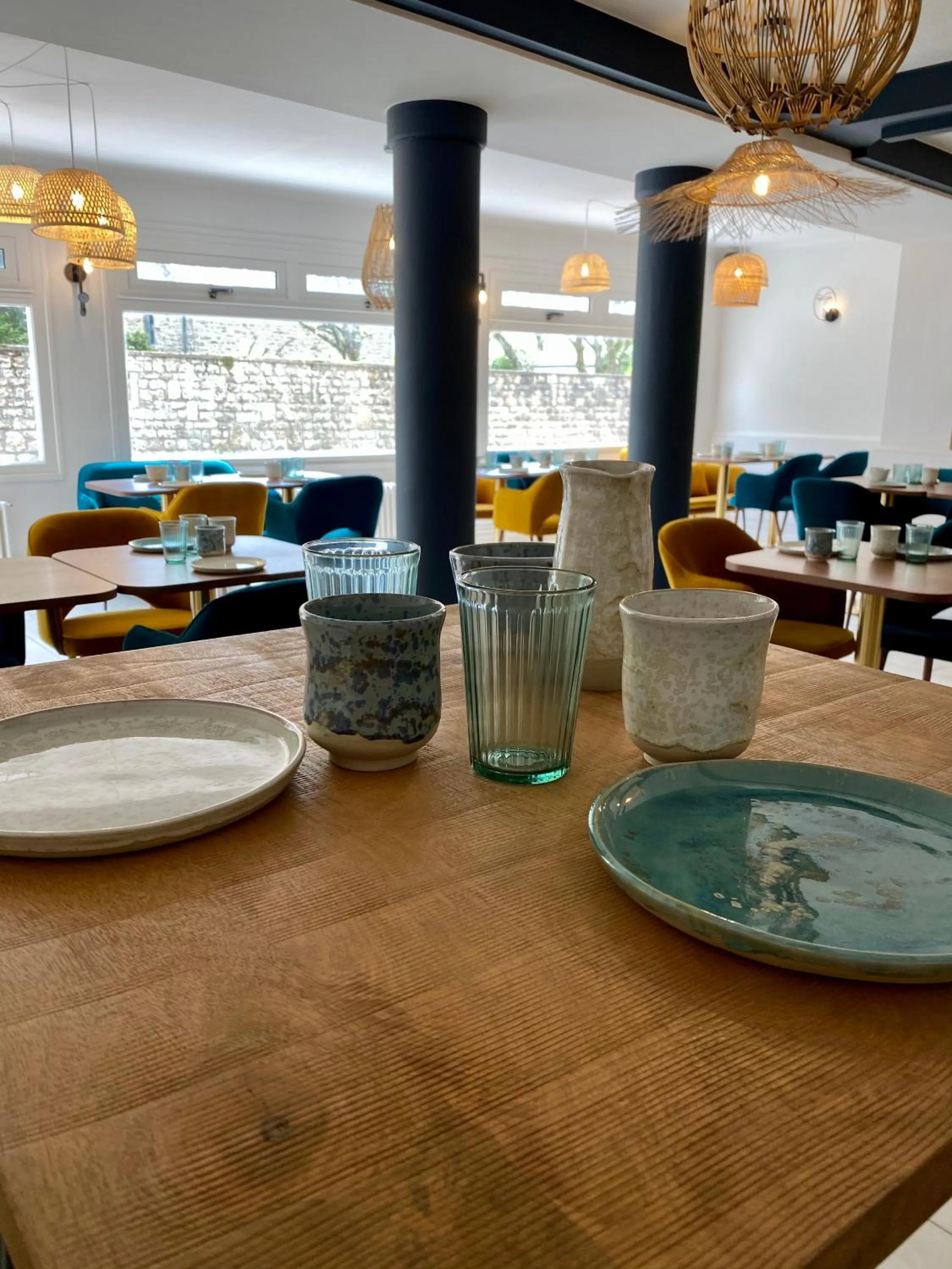 Breakfast in Hôtel La Maison des Dunes