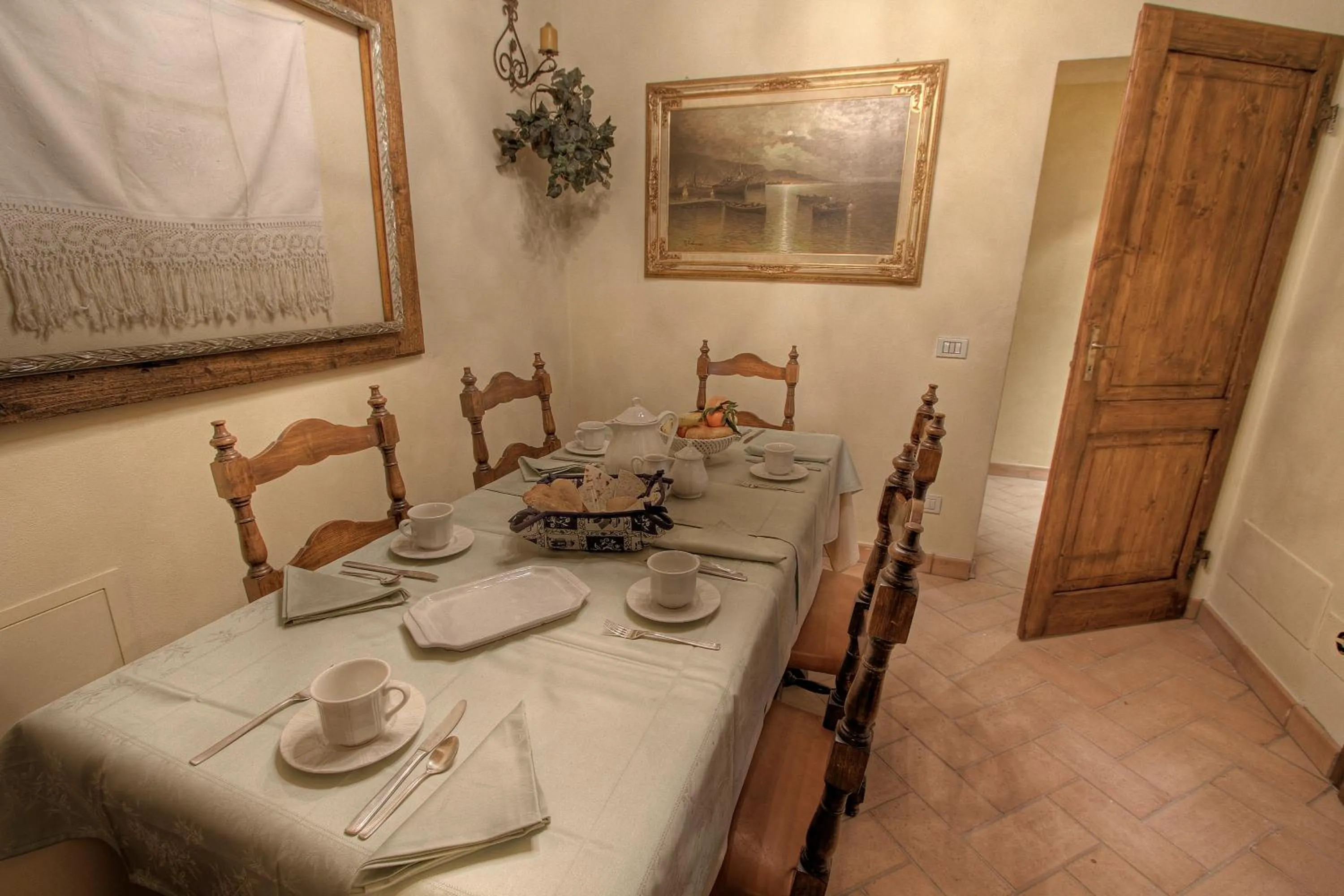 Dining area in La Fornasaccia
