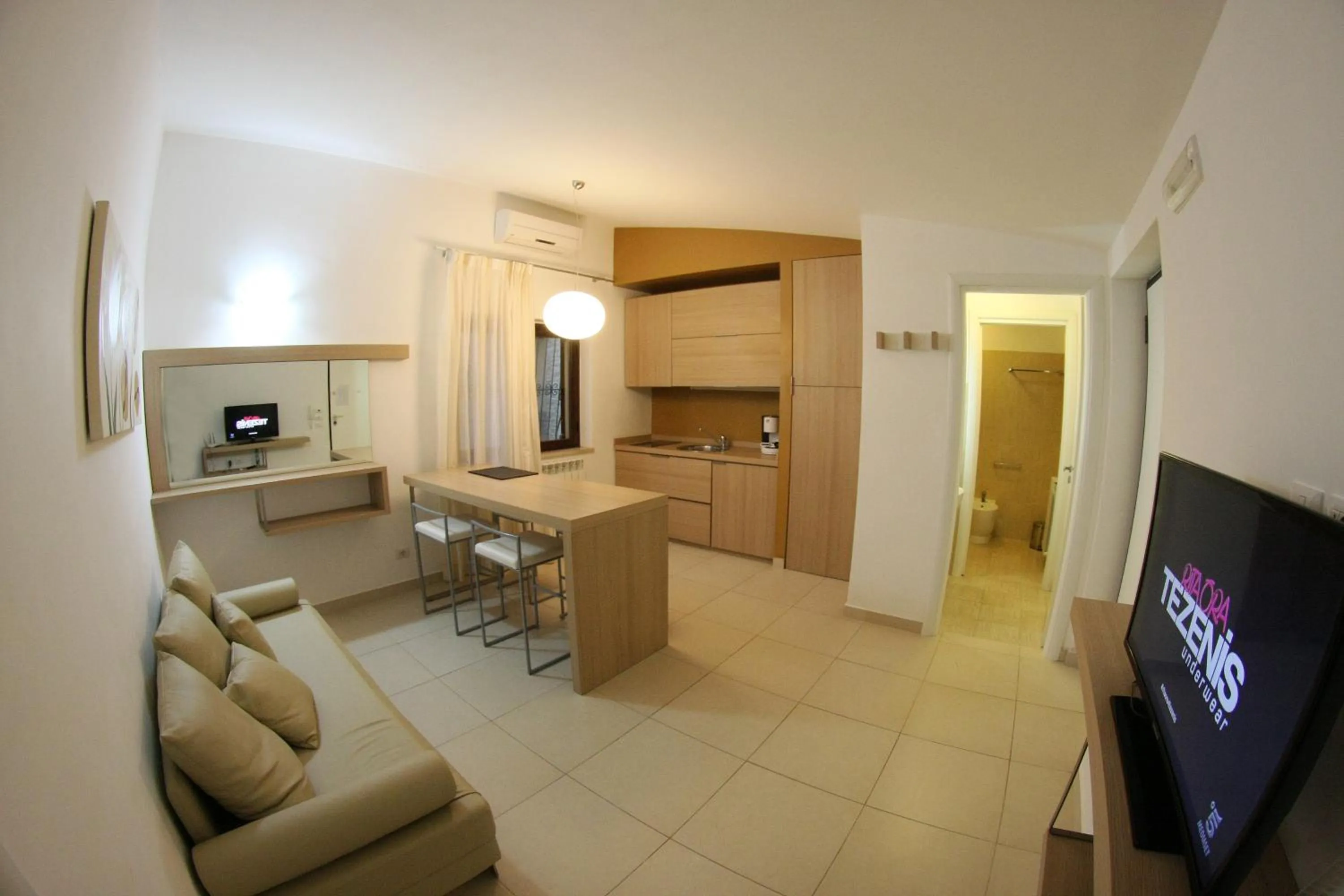 TV and multimedia in San Michele Apartments&Rooms