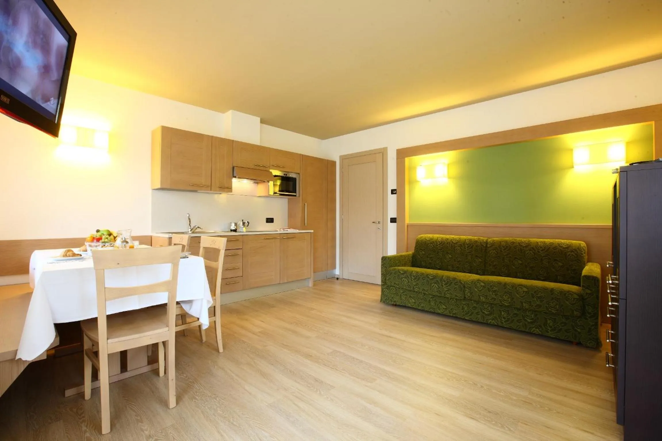 Kitchen or kitchenette in Residence Al Lago