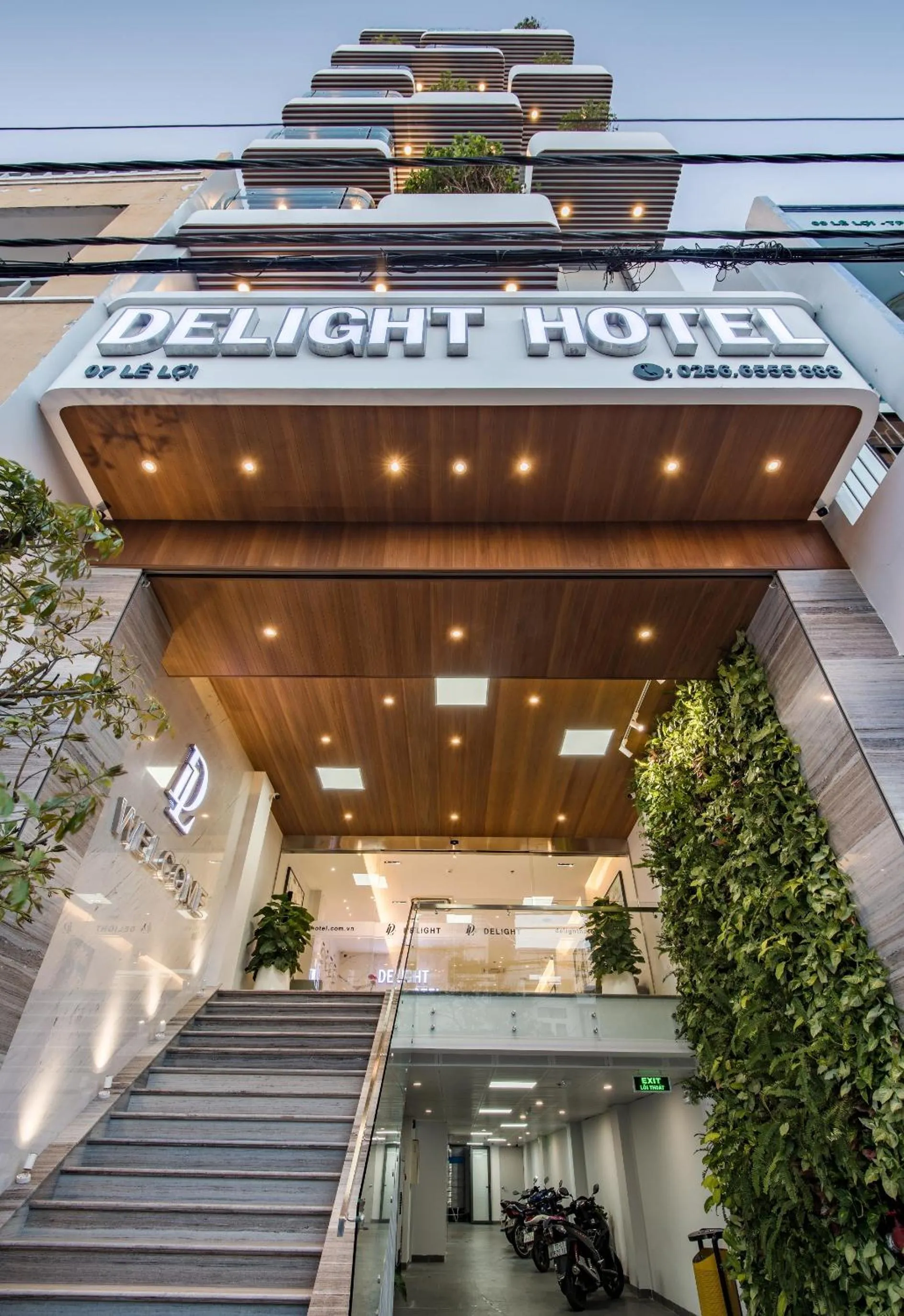 Facade/entrance in Delight Hotel
