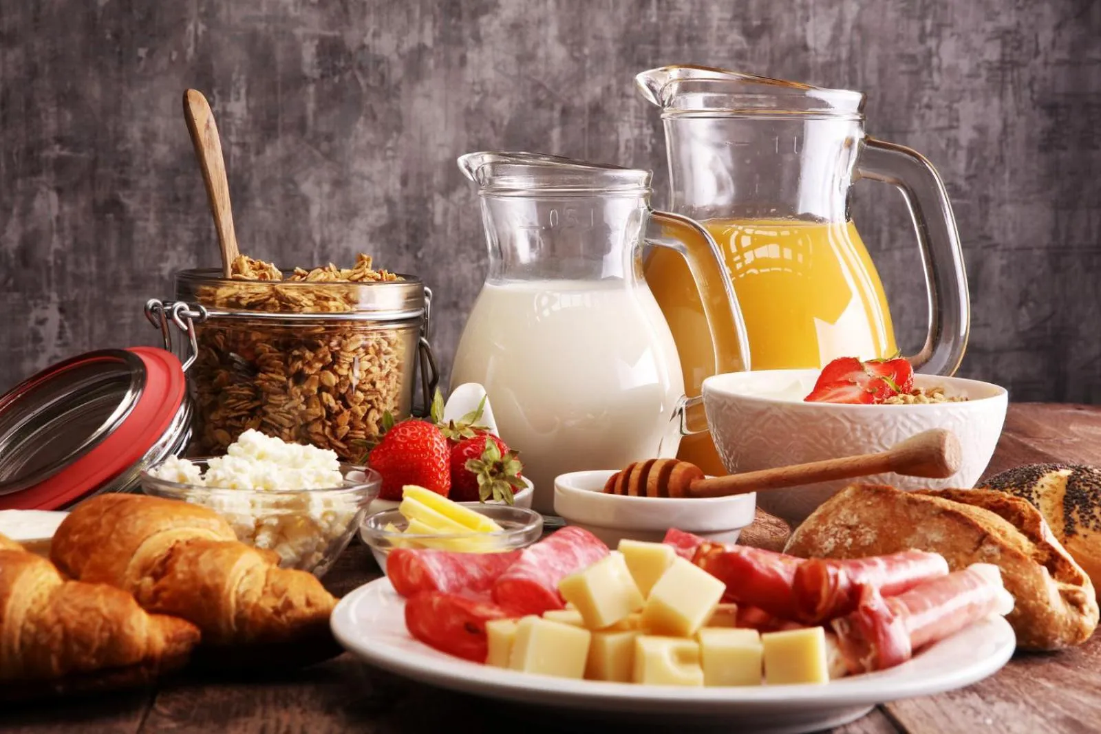 Continental breakfast in Moselblick Hotel Aroma