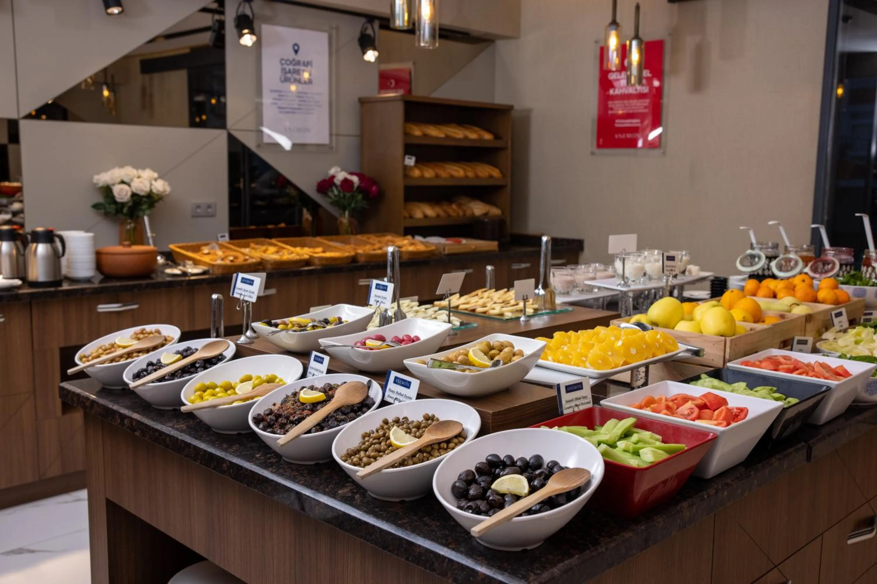 Buffet breakfast in Anemon Kent Mersin Otel