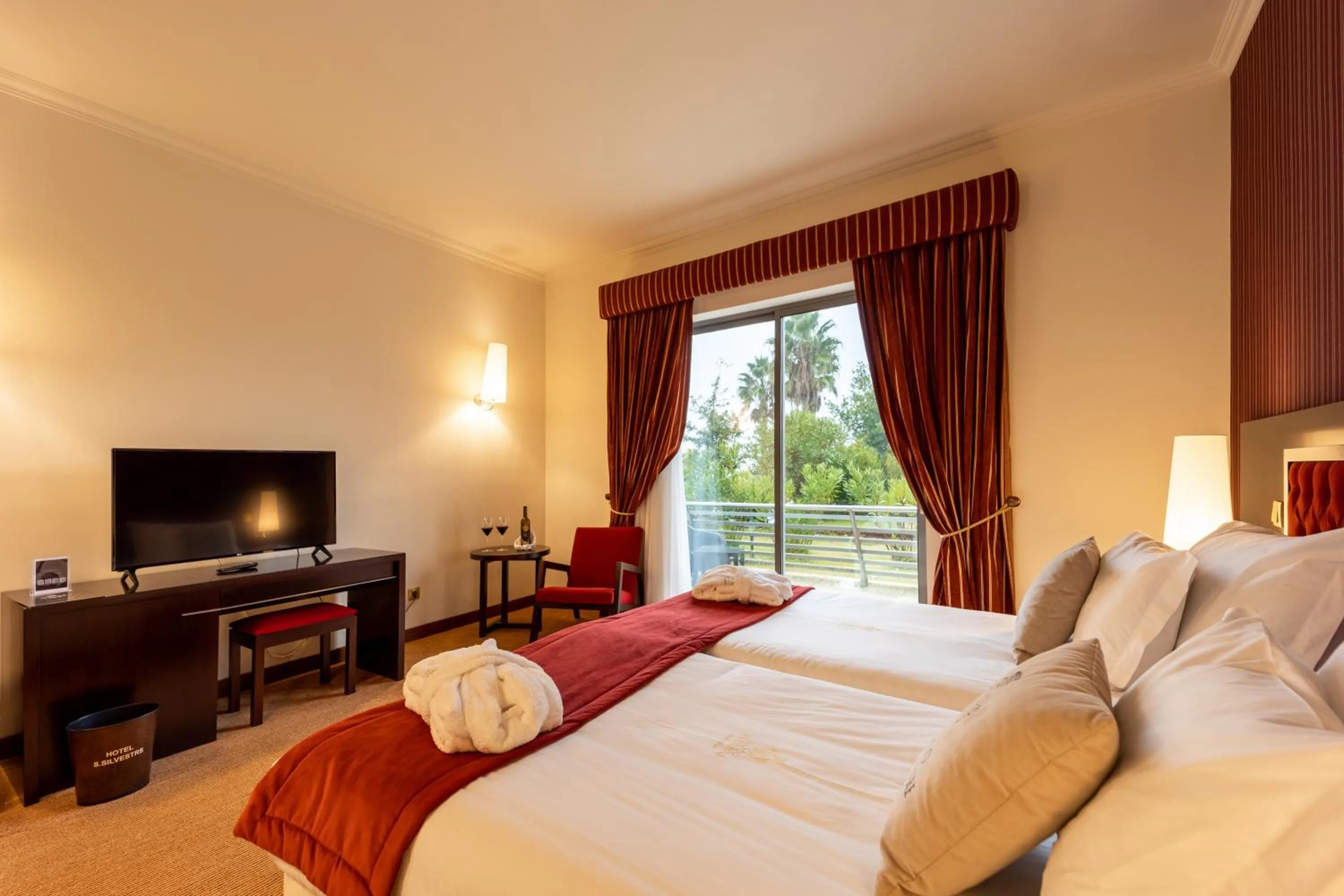 TV and multimedia, Bed in Palacio São Silvestre-Boutique Hotel