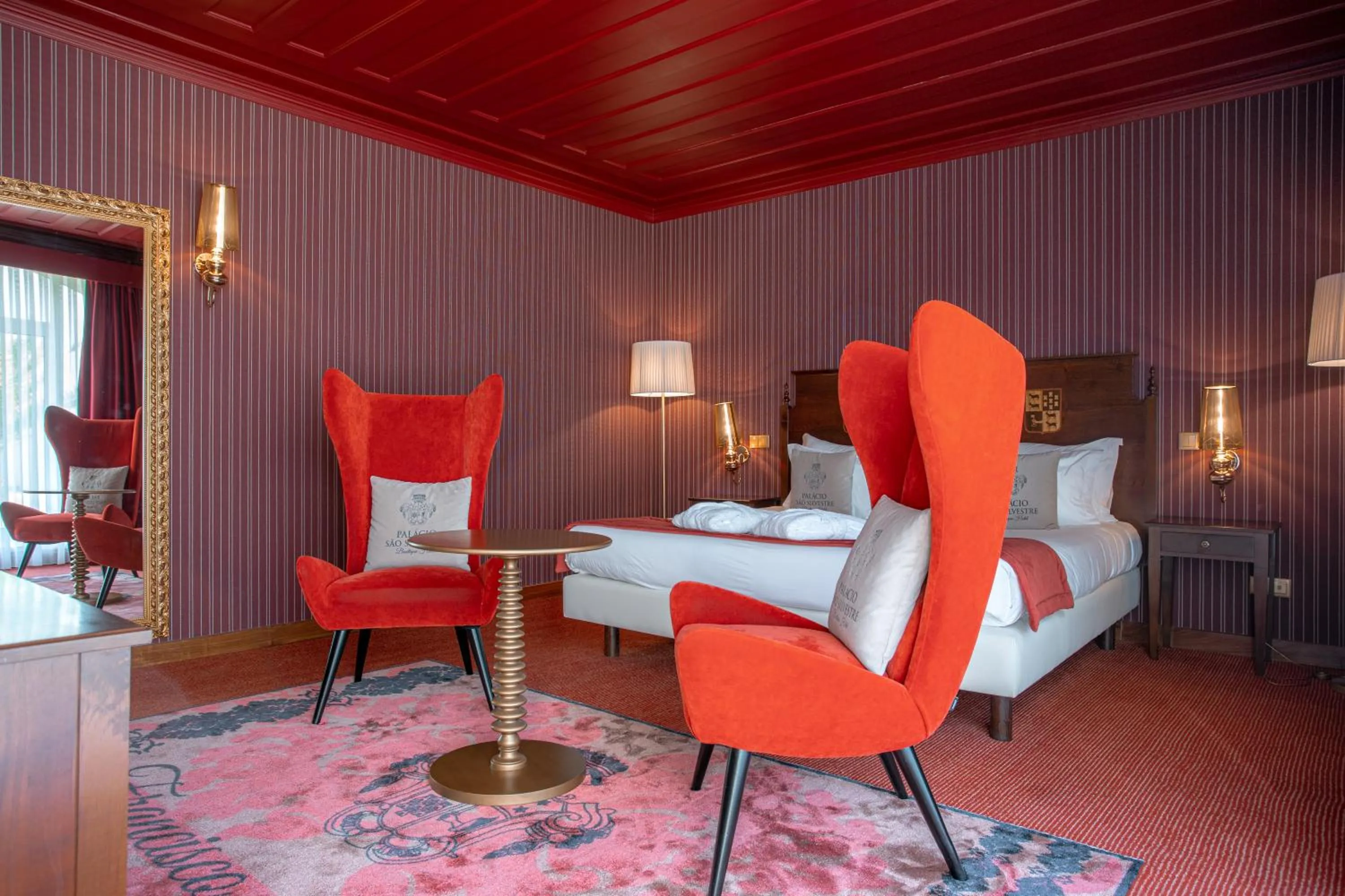 Seating area in Palacio São Silvestre-Boutique Hotel