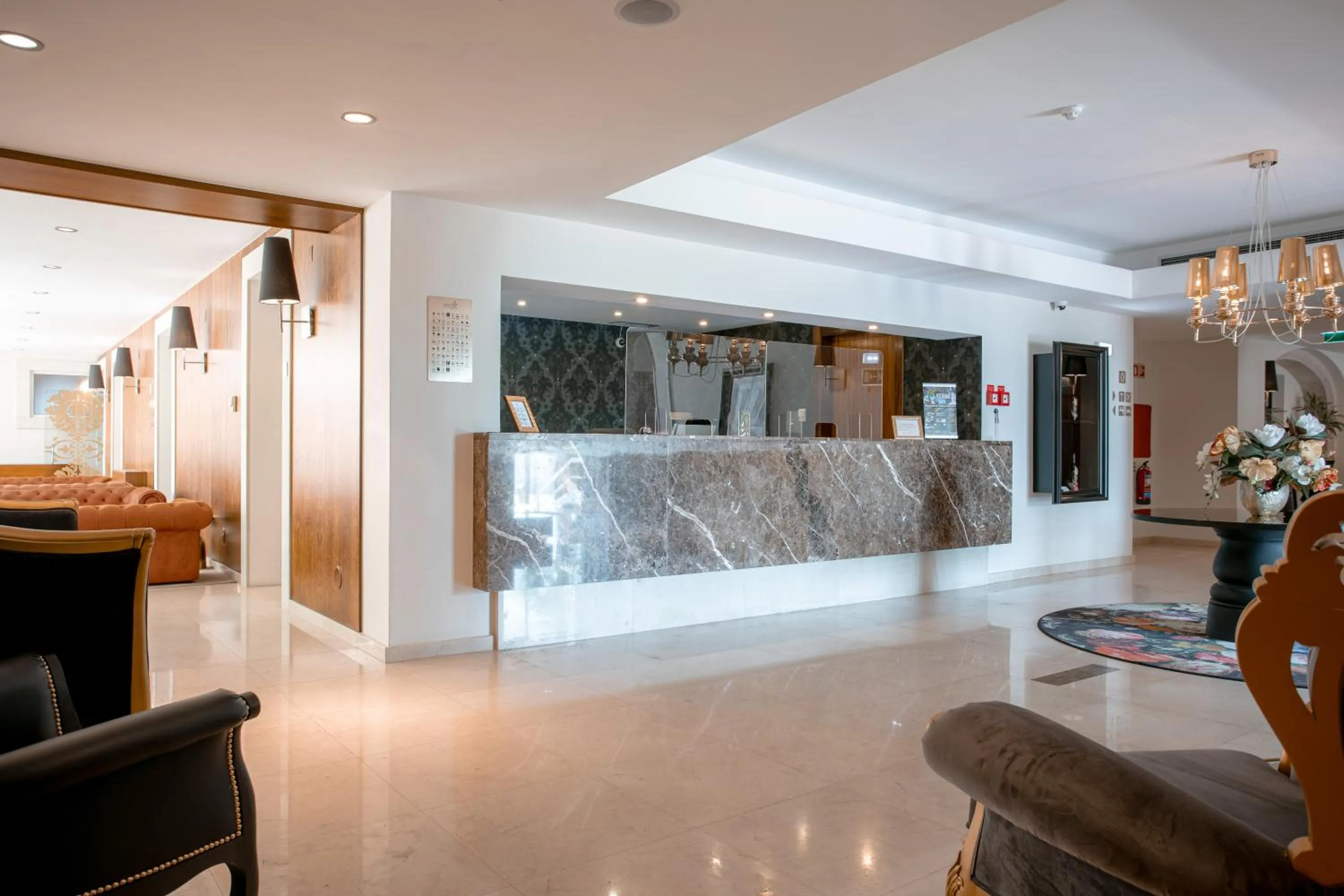 Lobby or reception in Palacio São Silvestre-Boutique Hotel