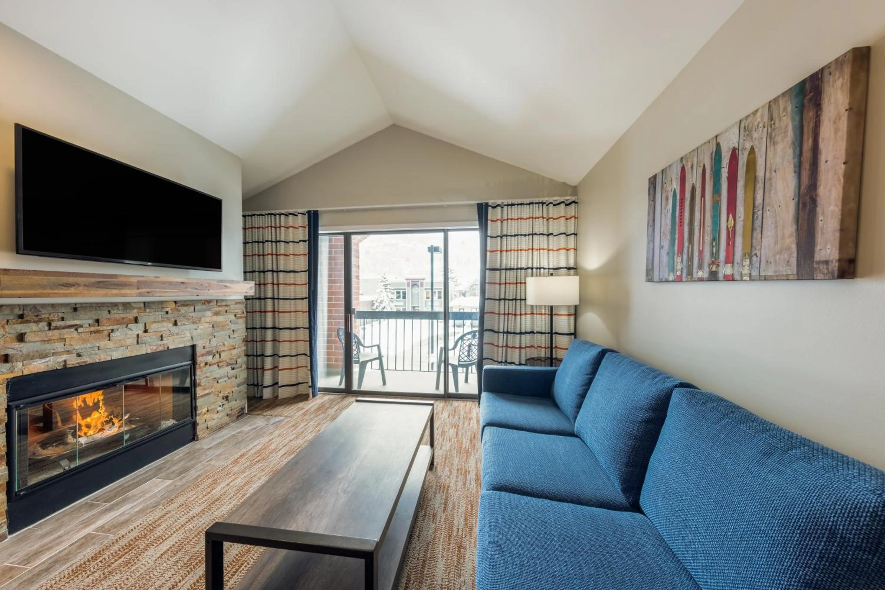 Living room in Raintree's Park Plaza Park City