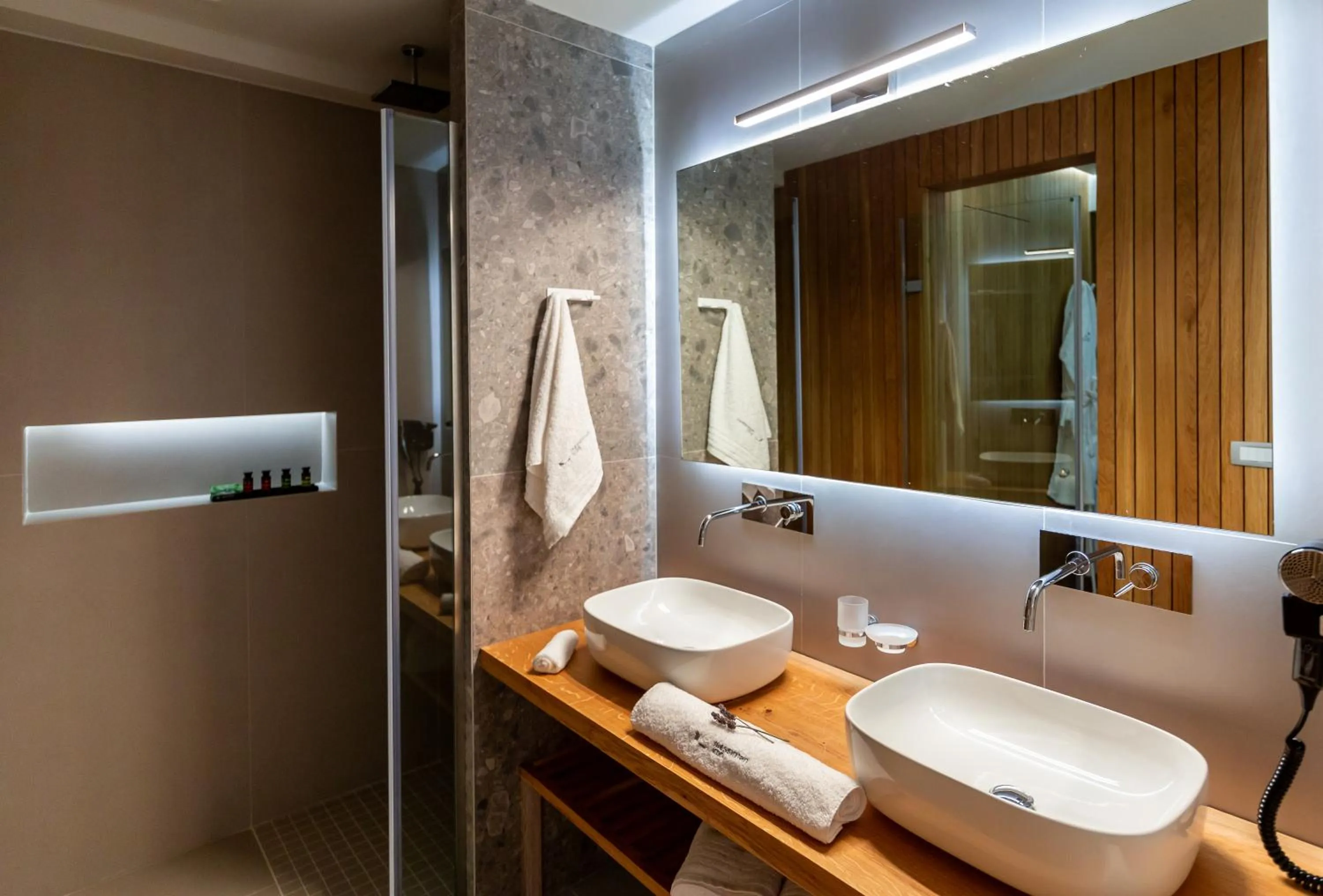 Bathroom in Messinian Icon Hotel & Suites