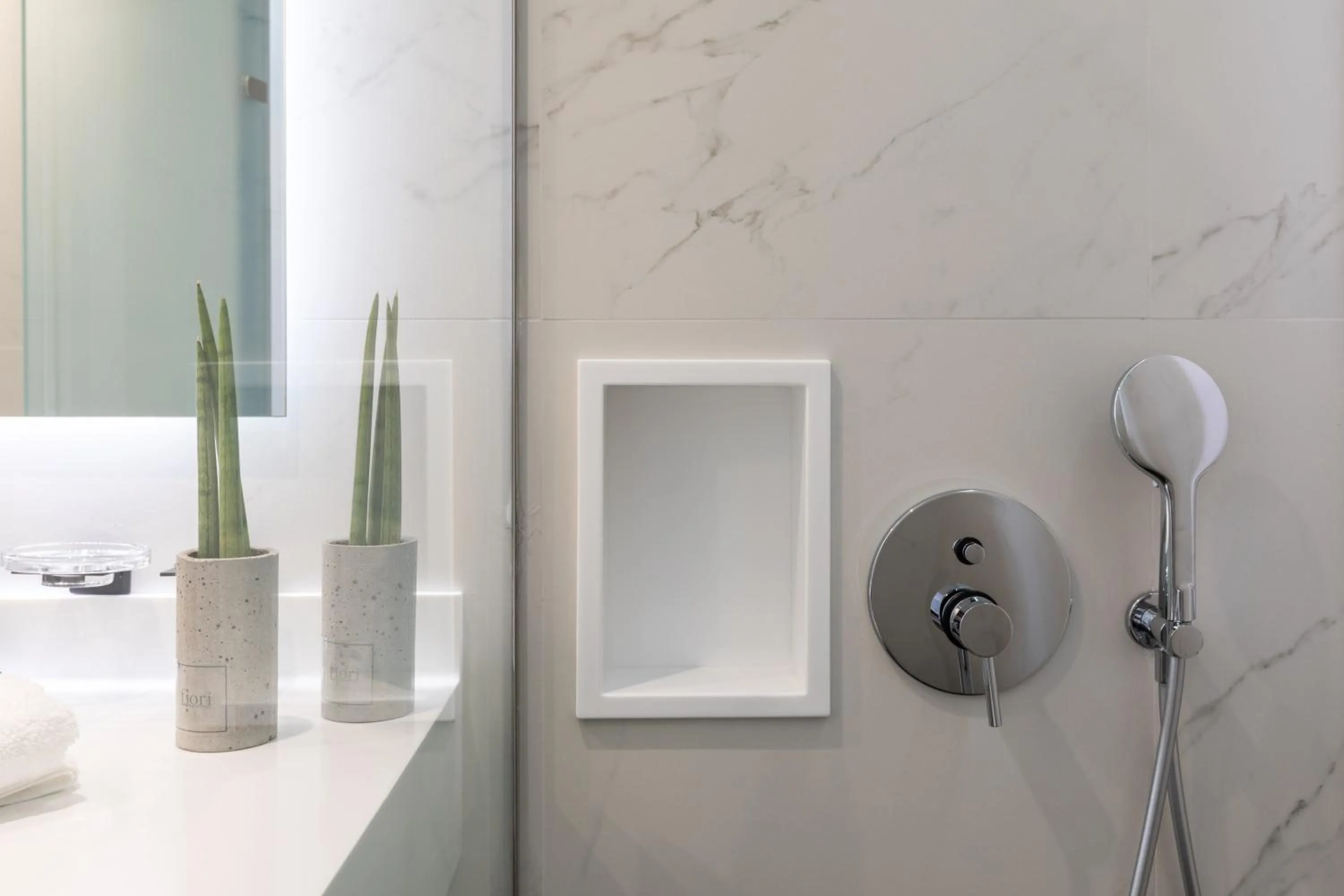 Shower in Messinian Icon Hotel & Suites