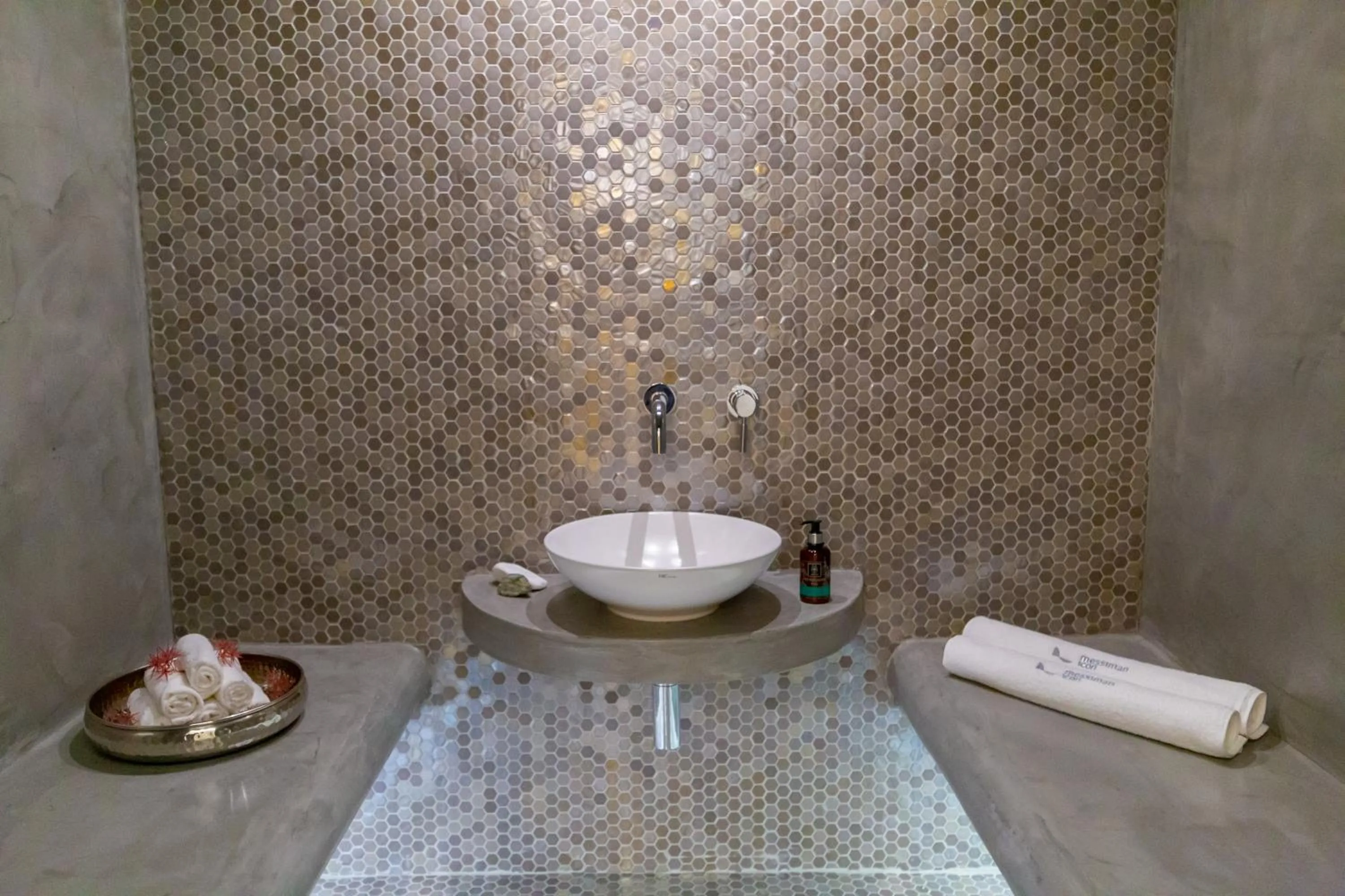 Steam room in Messinian Icon Hotel & Suites