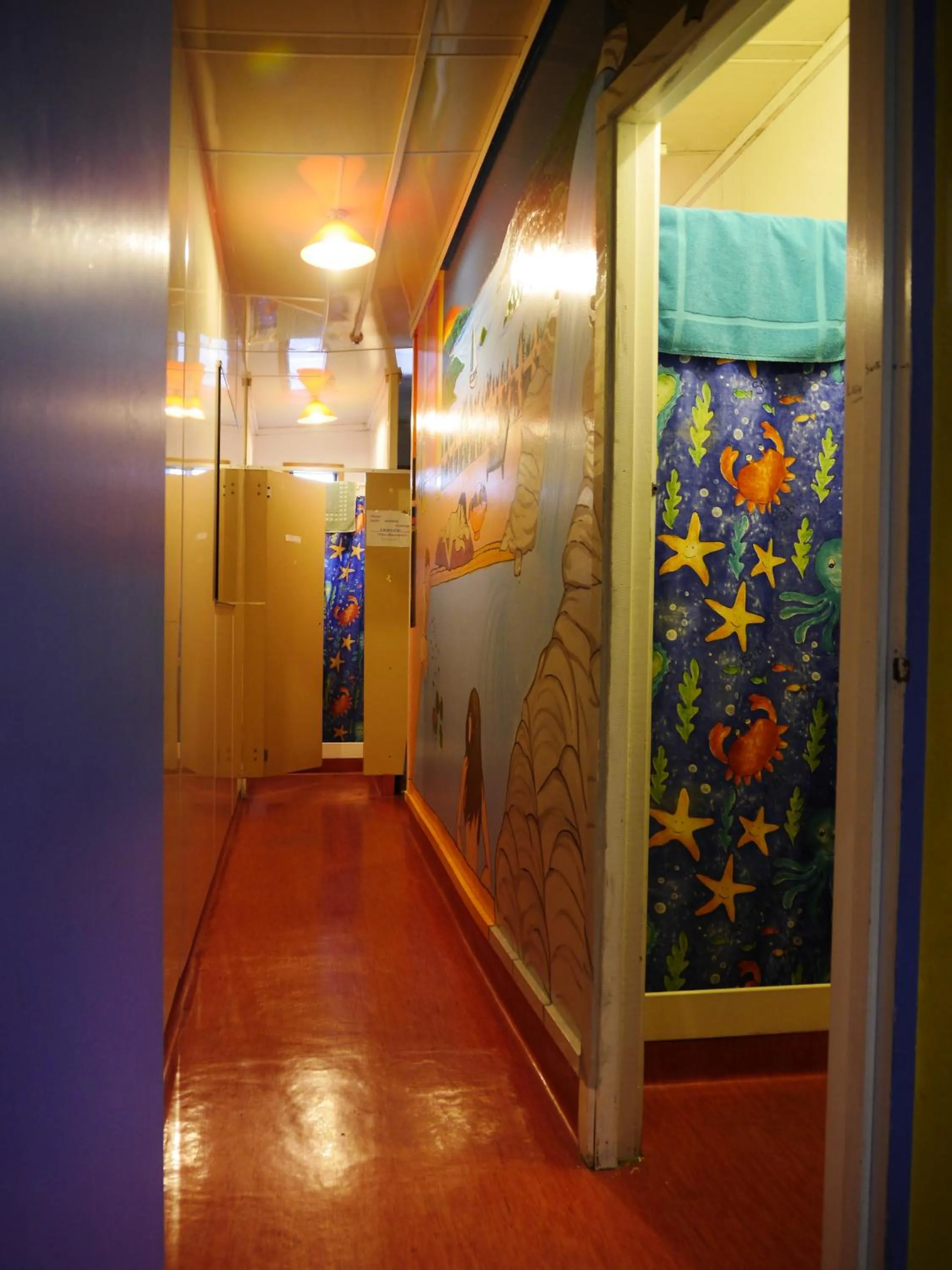 Shower in Atlantis Backpackers