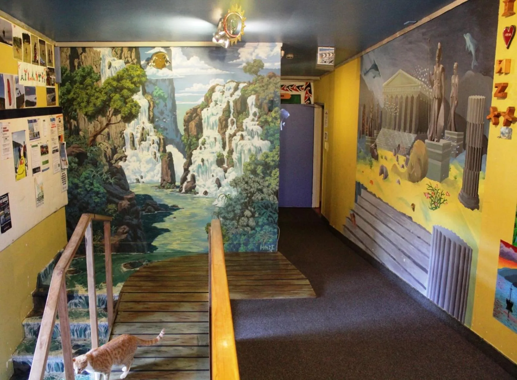 Lobby or reception in Atlantis Backpackers