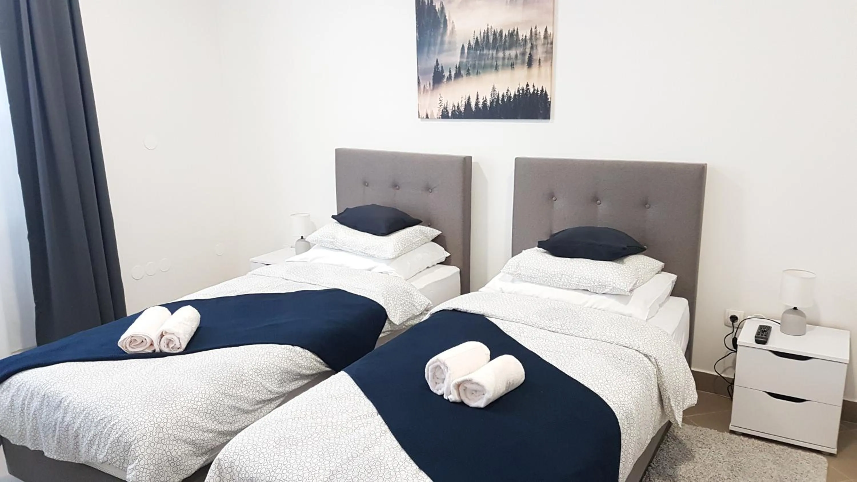 Bed in Marko Airport Rooms