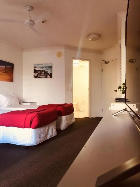 Bed in Paradise Island Resort