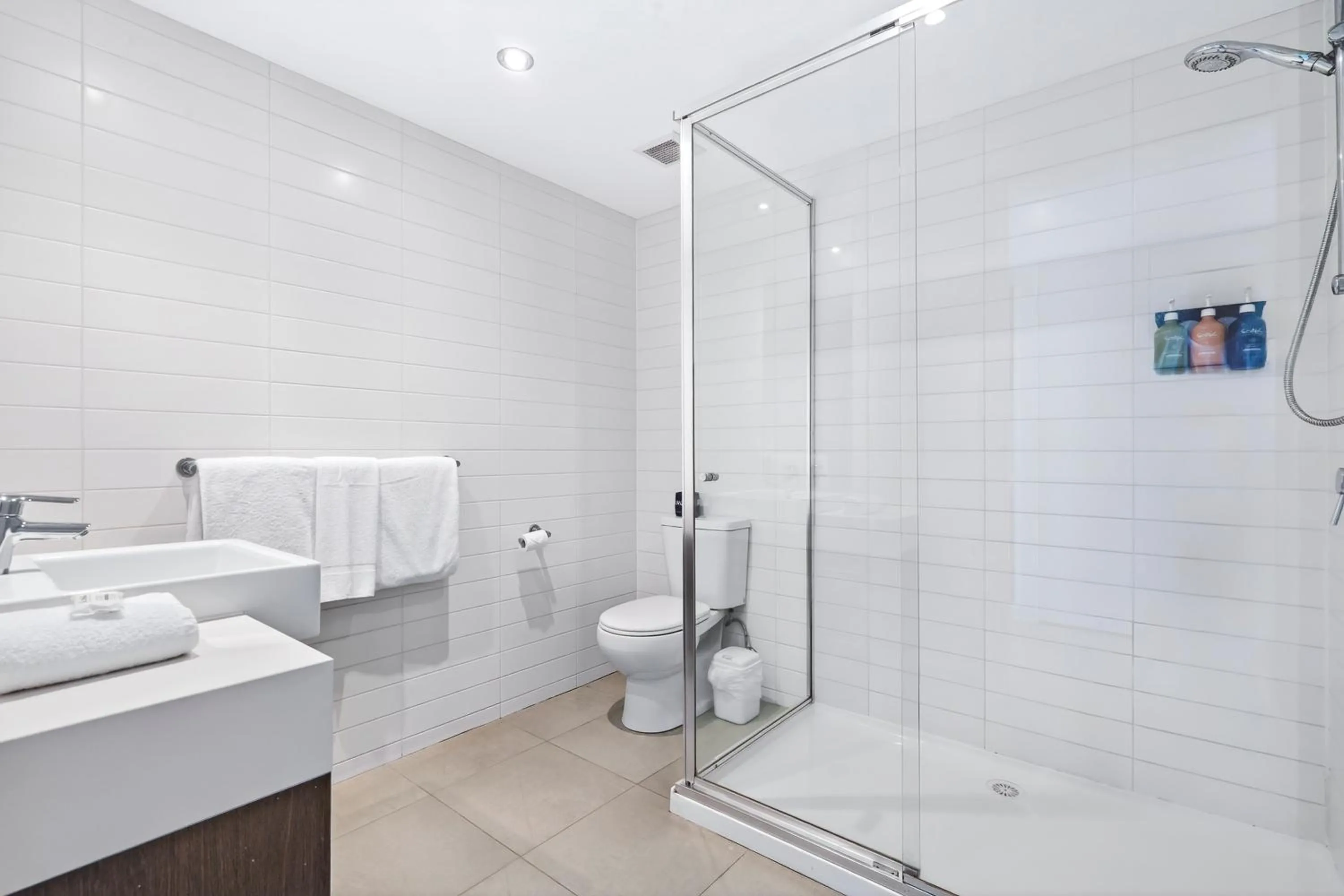 Shower in The Dolphin Apartments