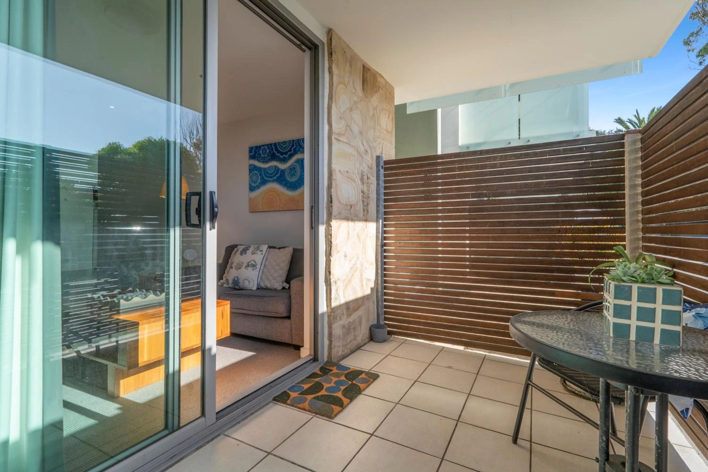 Patio in The Dolphin Apartments