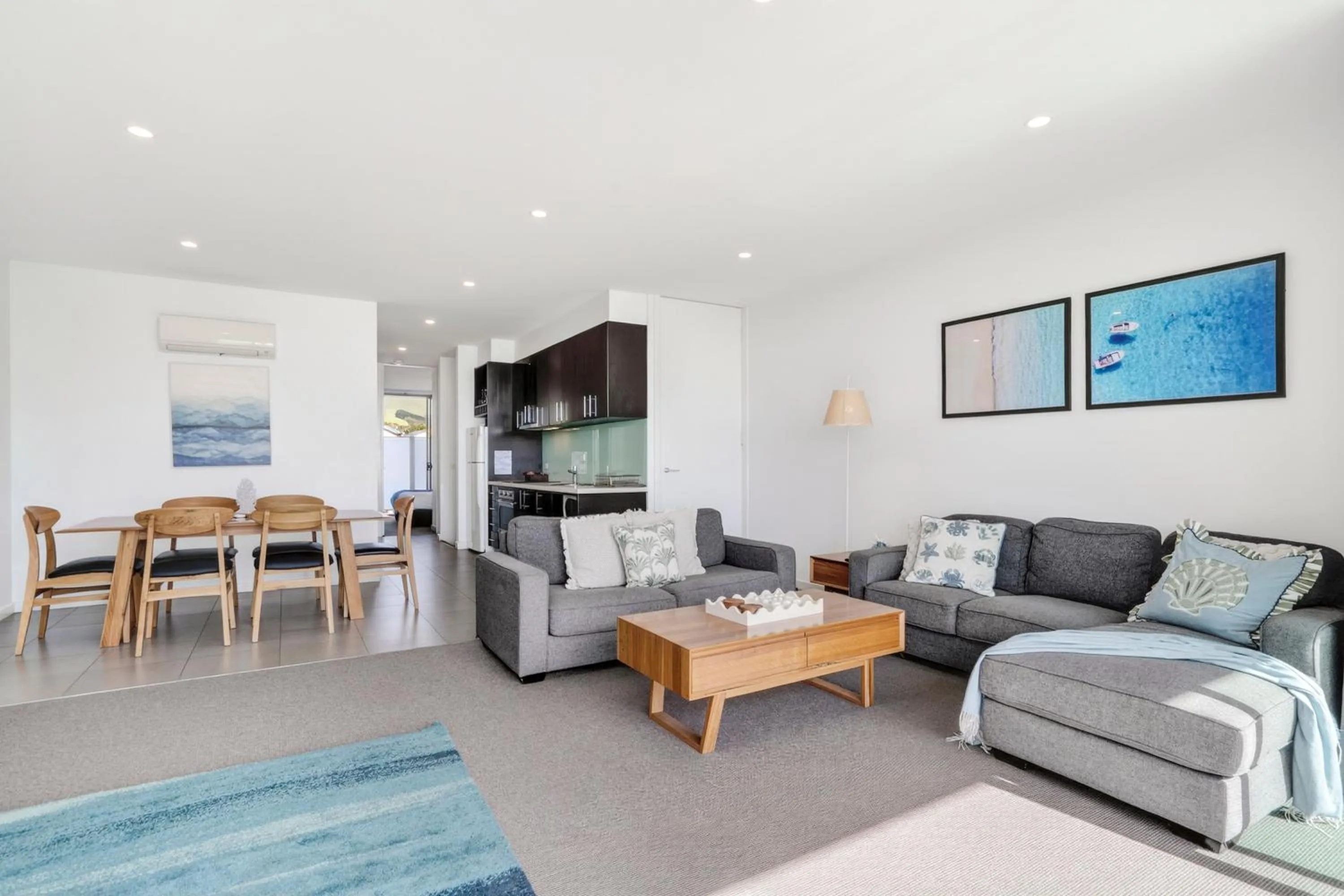 Living room in The Dolphin Apartments