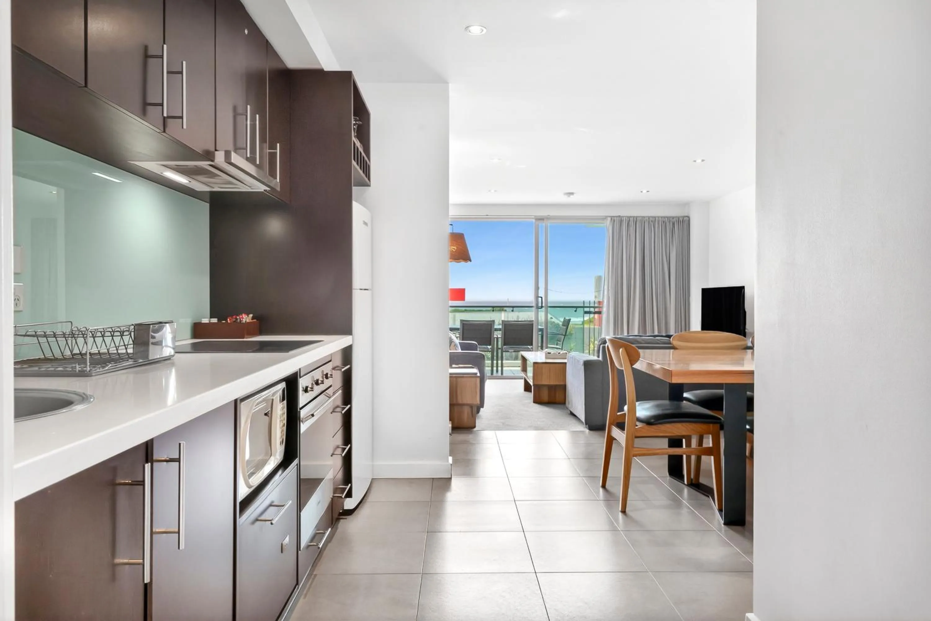 Dining area in The Dolphin Apartments