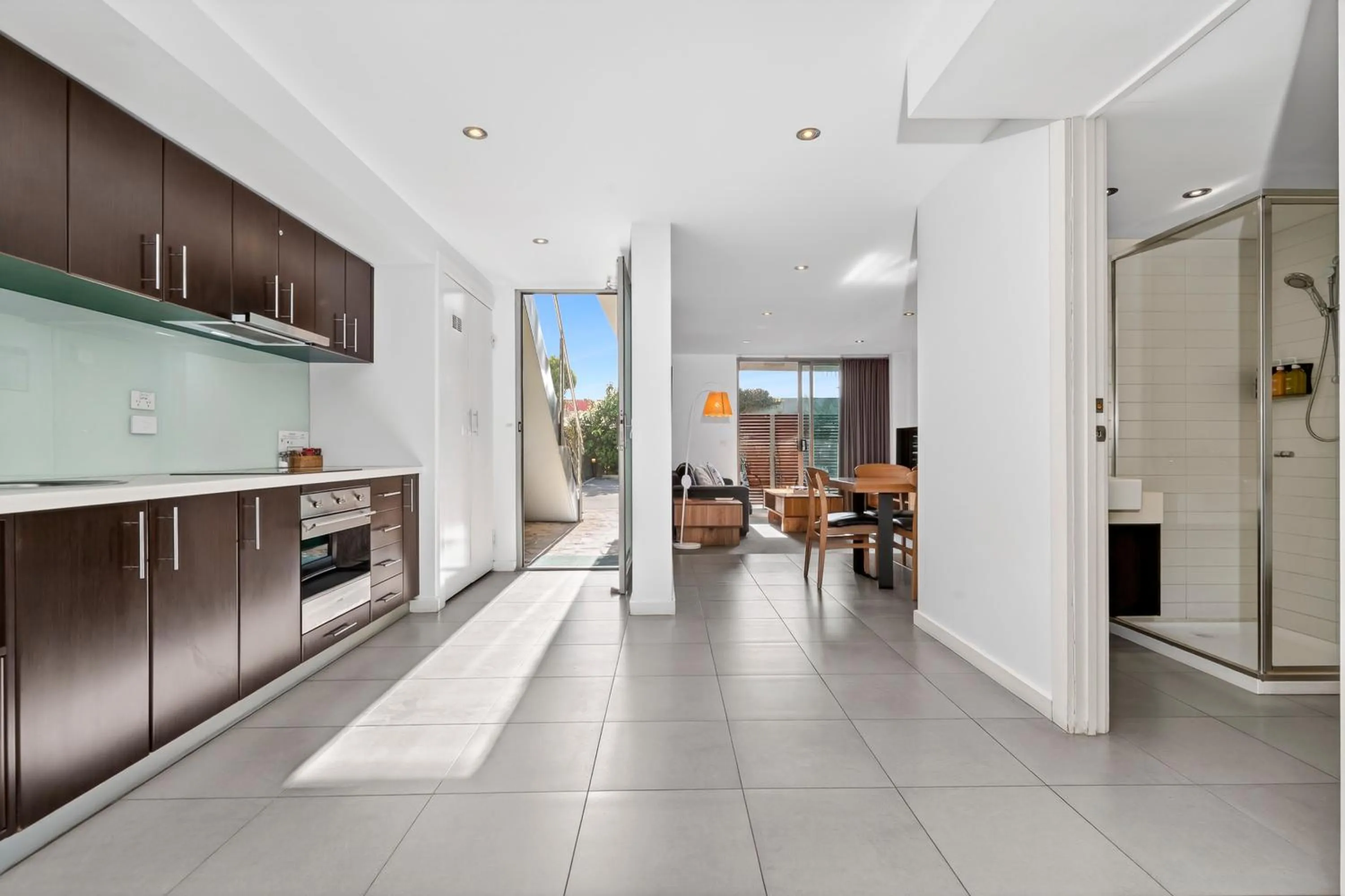 Living room in The Dolphin Apartments