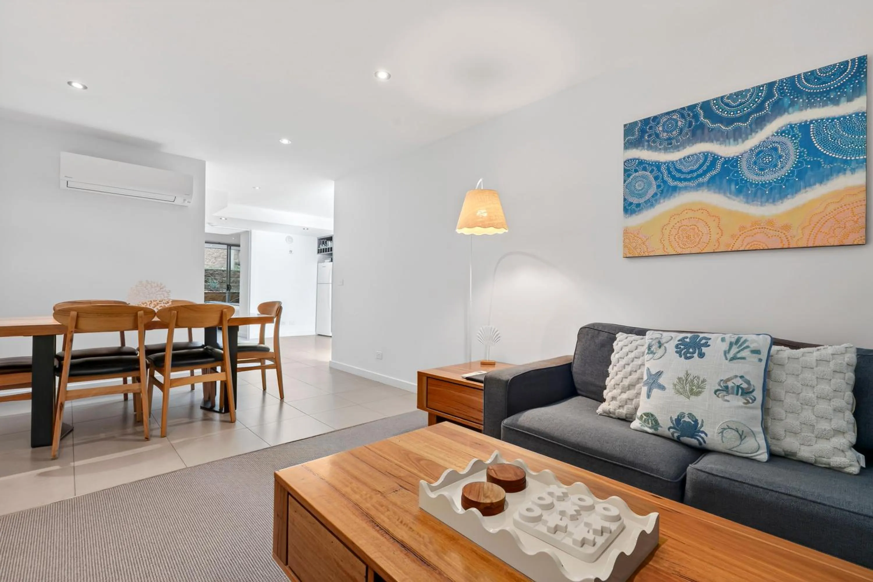 Living room in The Dolphin Apartments