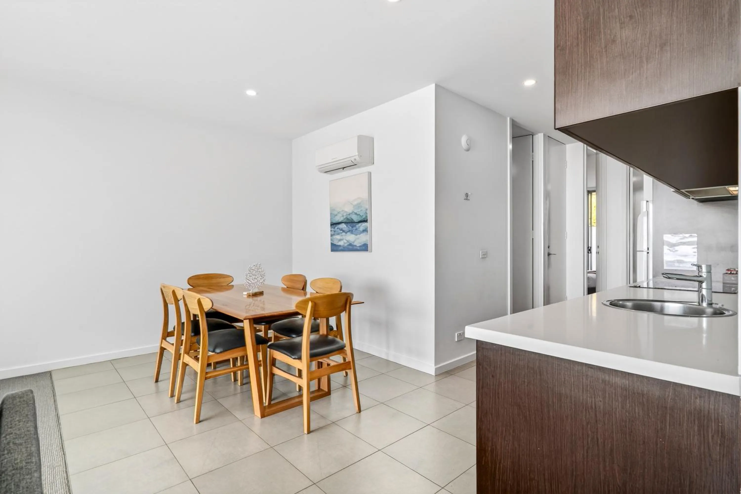 Dining area in The Dolphin Apartments