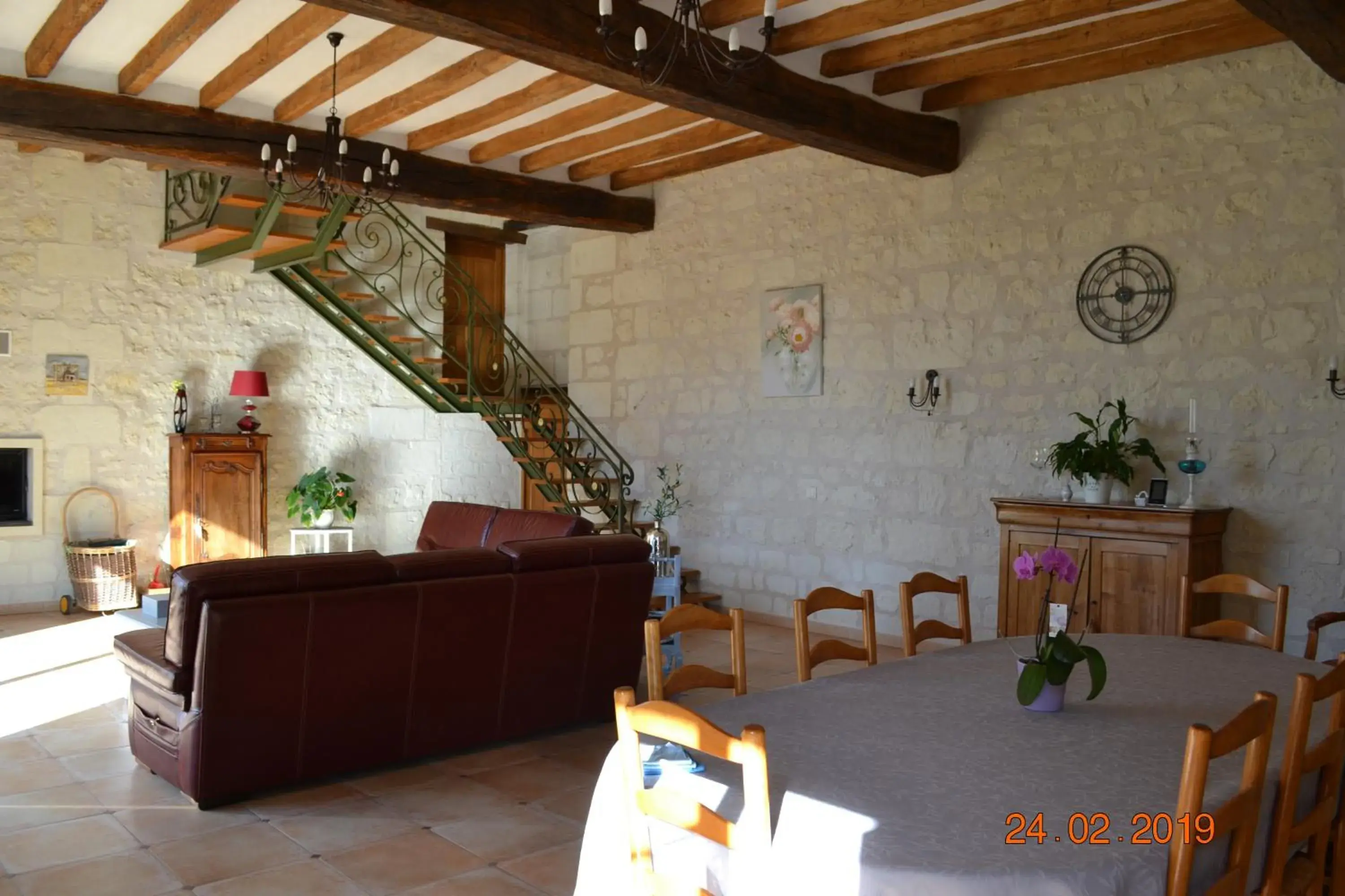 Twin Room with Garden View in LES CHAMBRES D HOTES DU LAVOIR Twin Room with Garden View in LES CHAMBRES D HOTES DU LAVOIR
