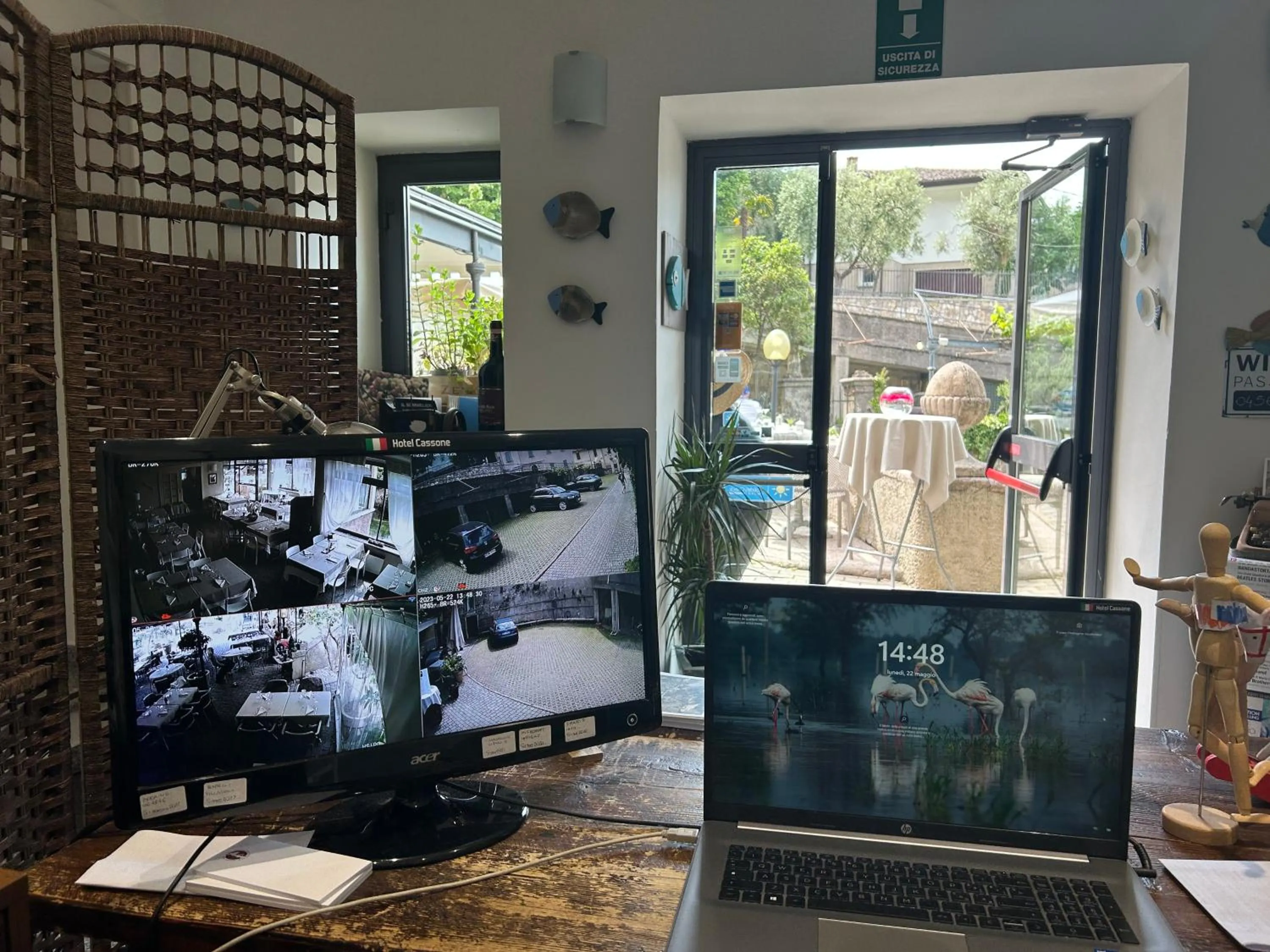 Lobby or reception in Hotel e Ristorante Cassone
