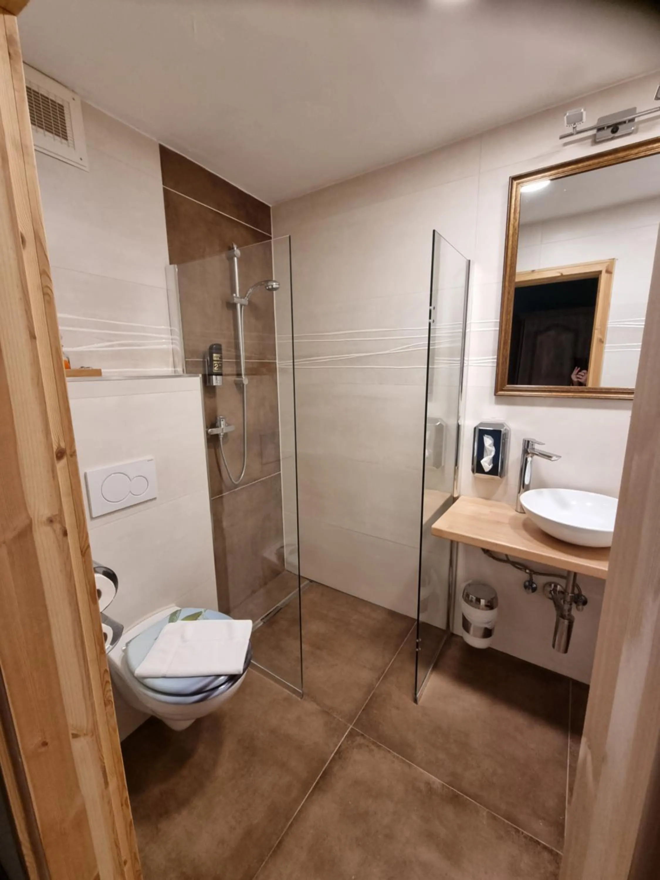 Bathroom in Hotel Torwirt