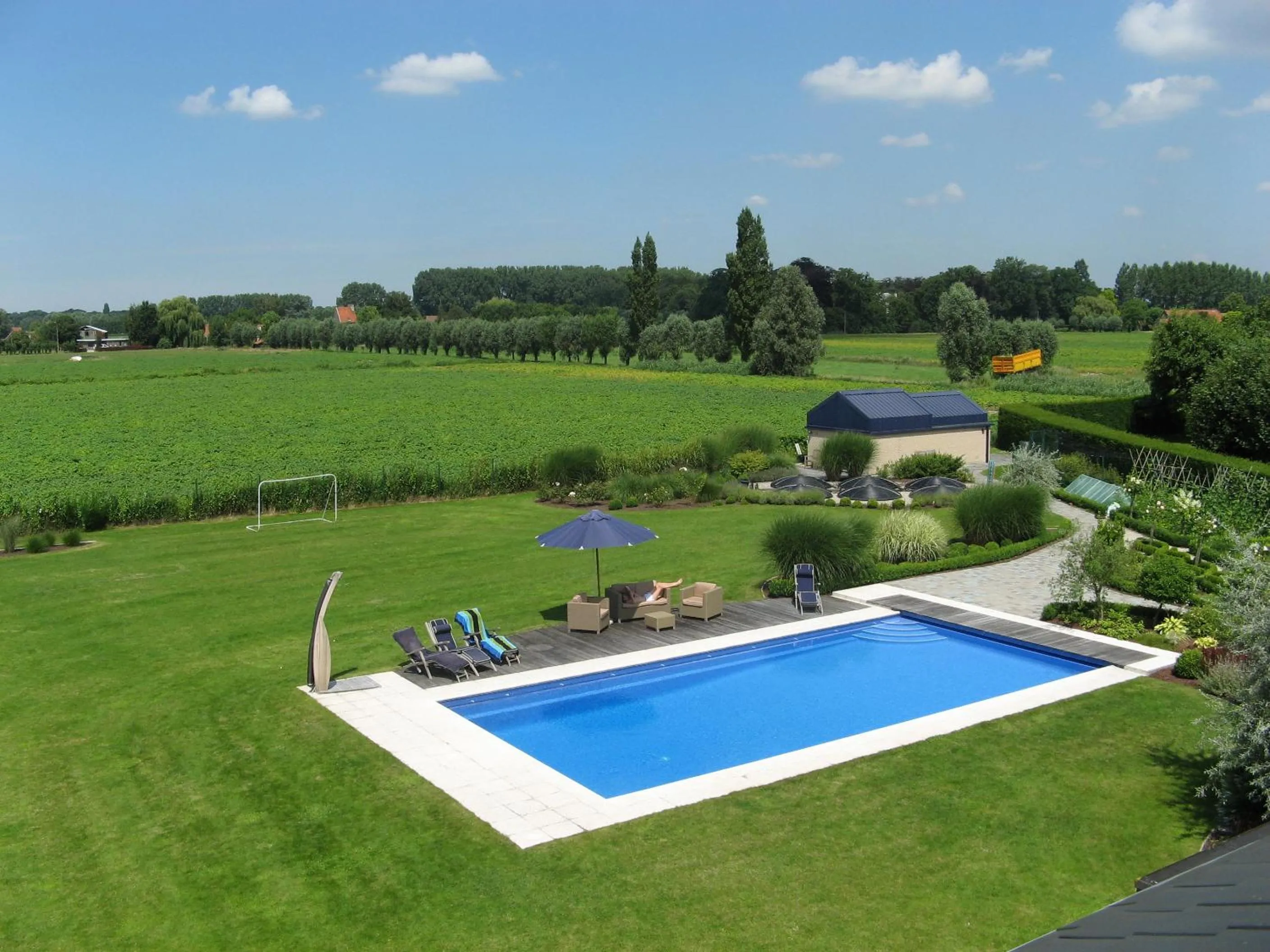 Garden in B&B Au Grenier