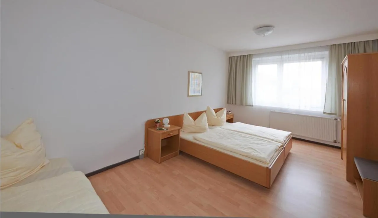 Bed in Alpha Apparthotel leipzig-Rötha