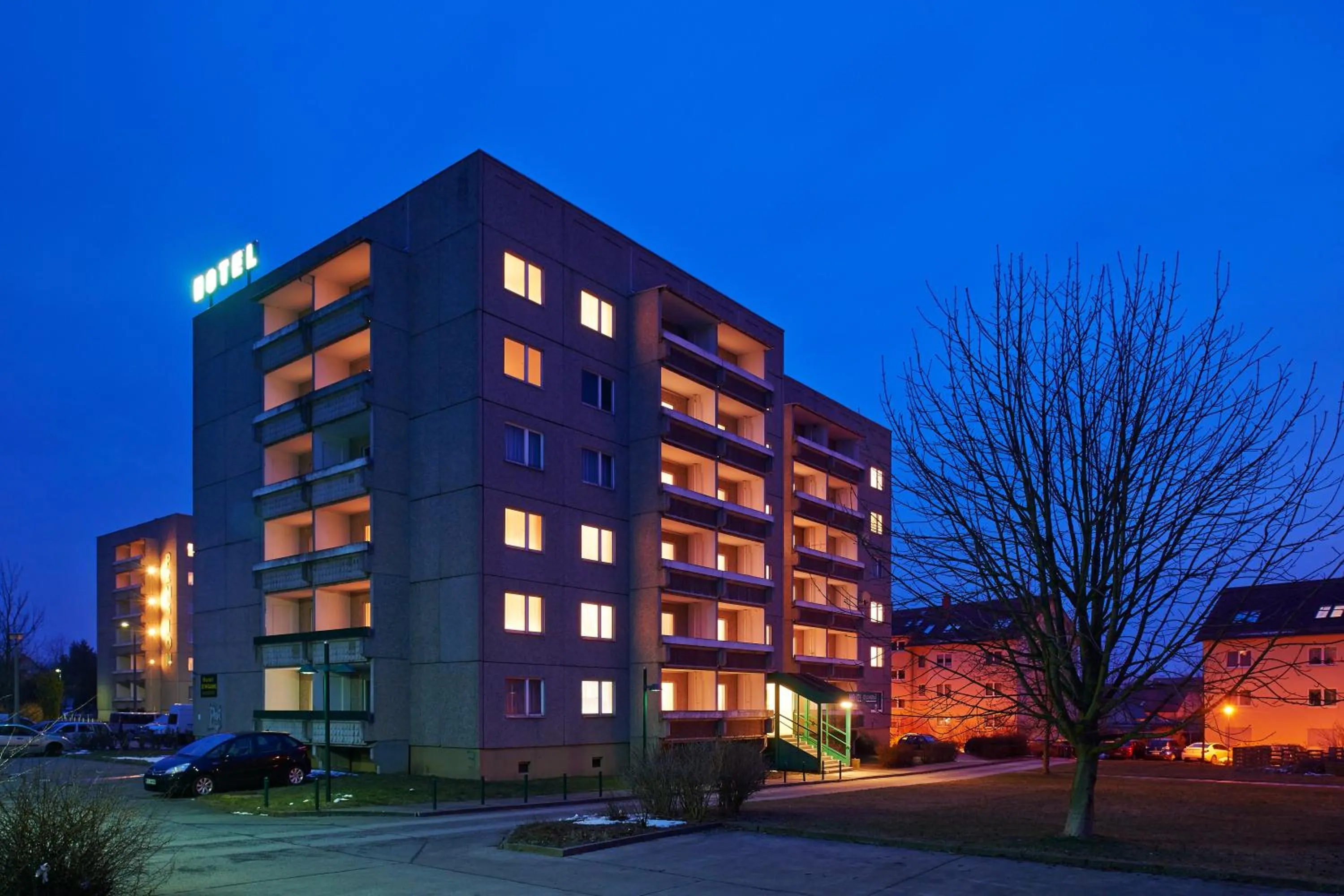 Facade/entrance in Alpha Apparthotel leipzig-Rötha