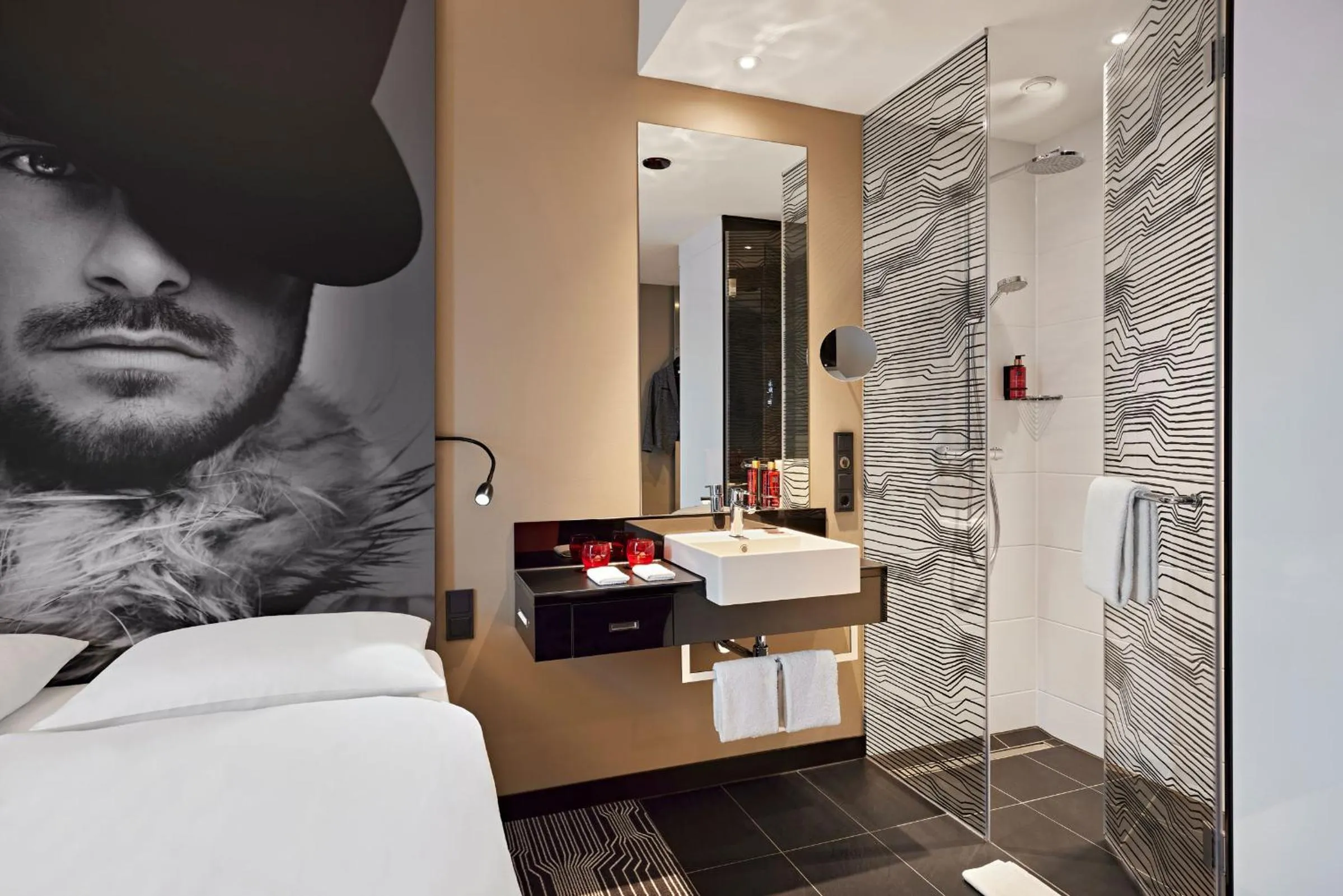 Bed in LÉGÈRE HOTEL Tuttlingen