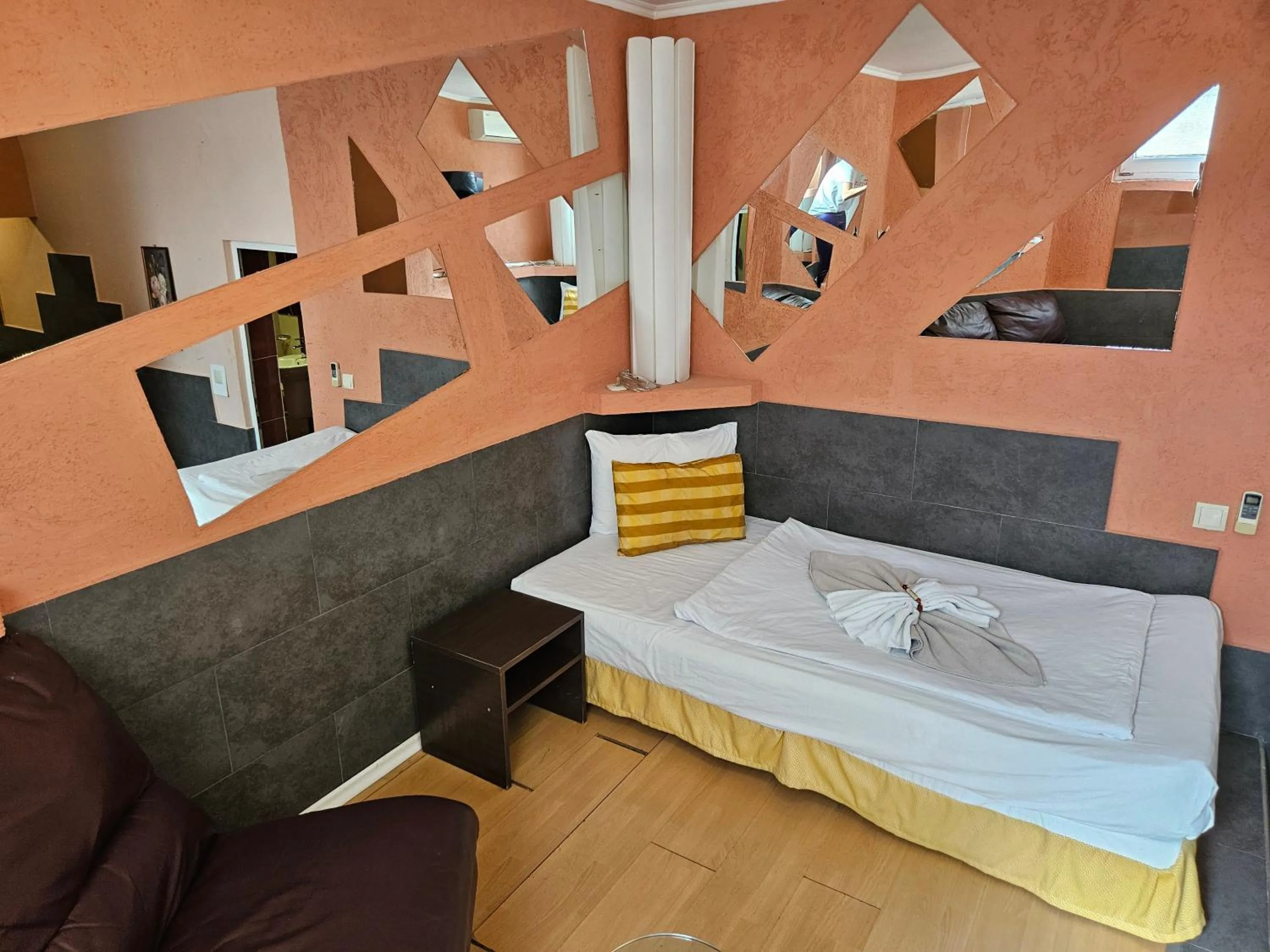 Bedroom in Paralax Hotel