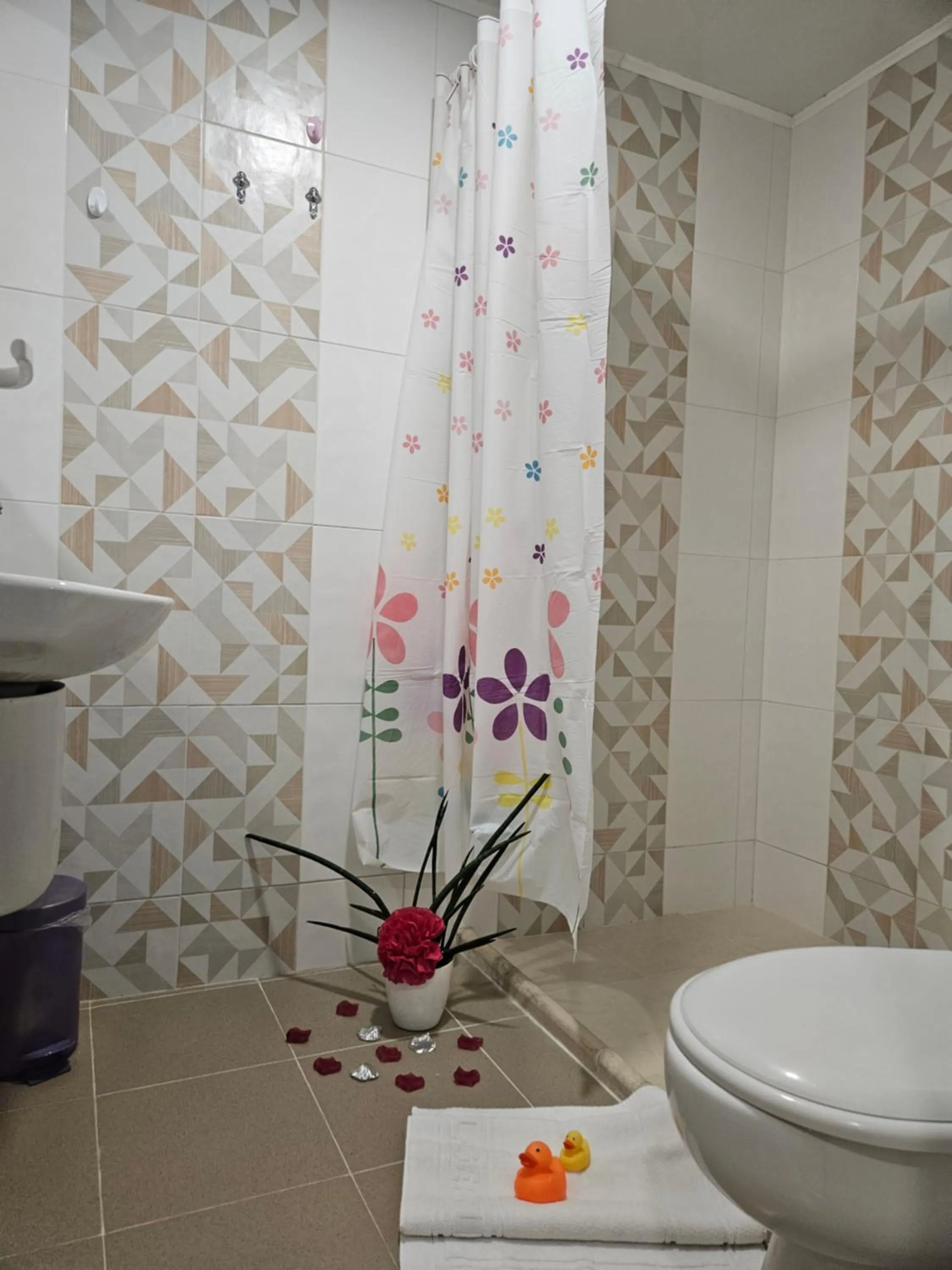 Bathroom in Paralax Hotel