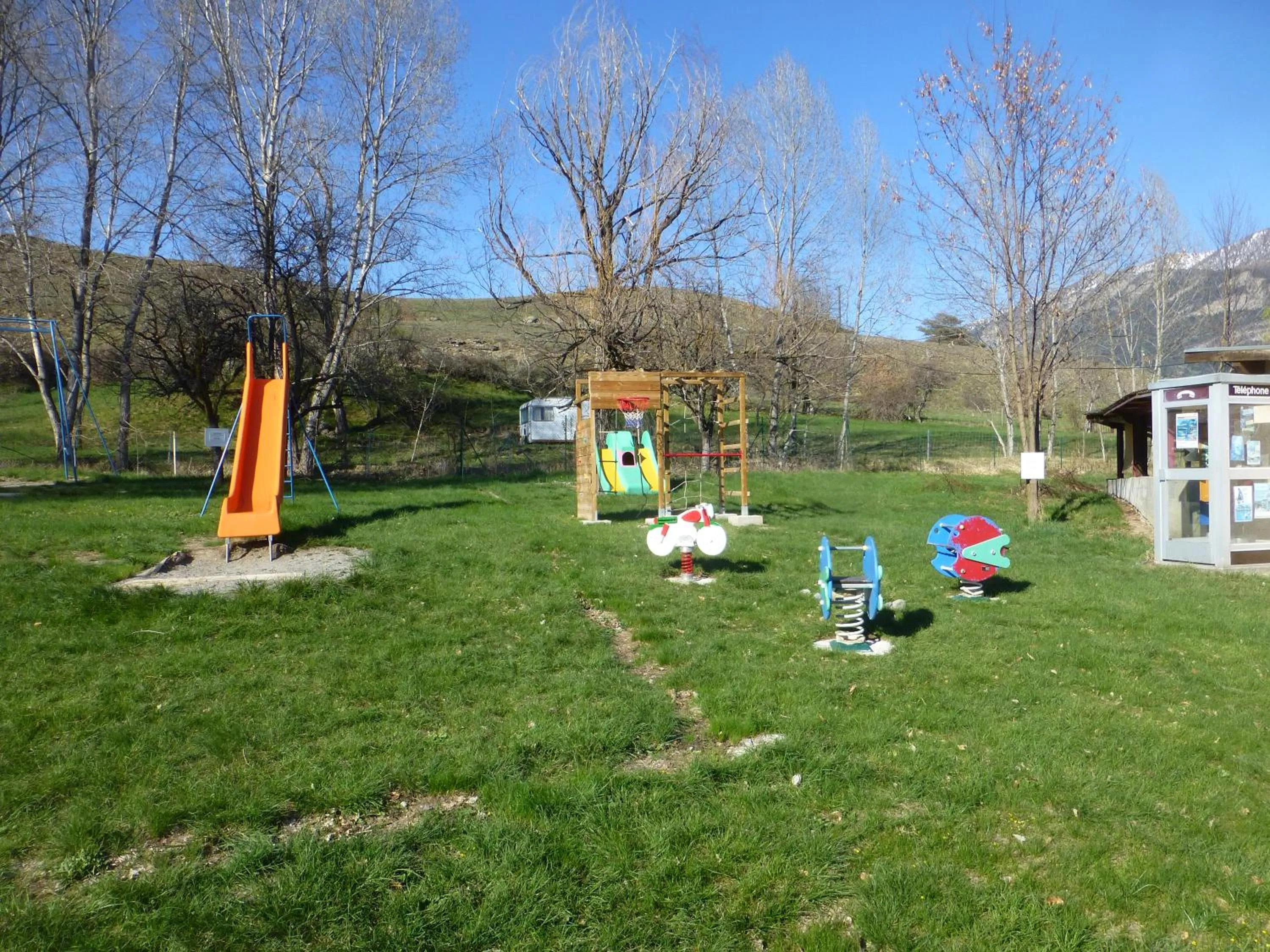 Children play ground in Camping, Hôtel De Plein Air Les Cariamas