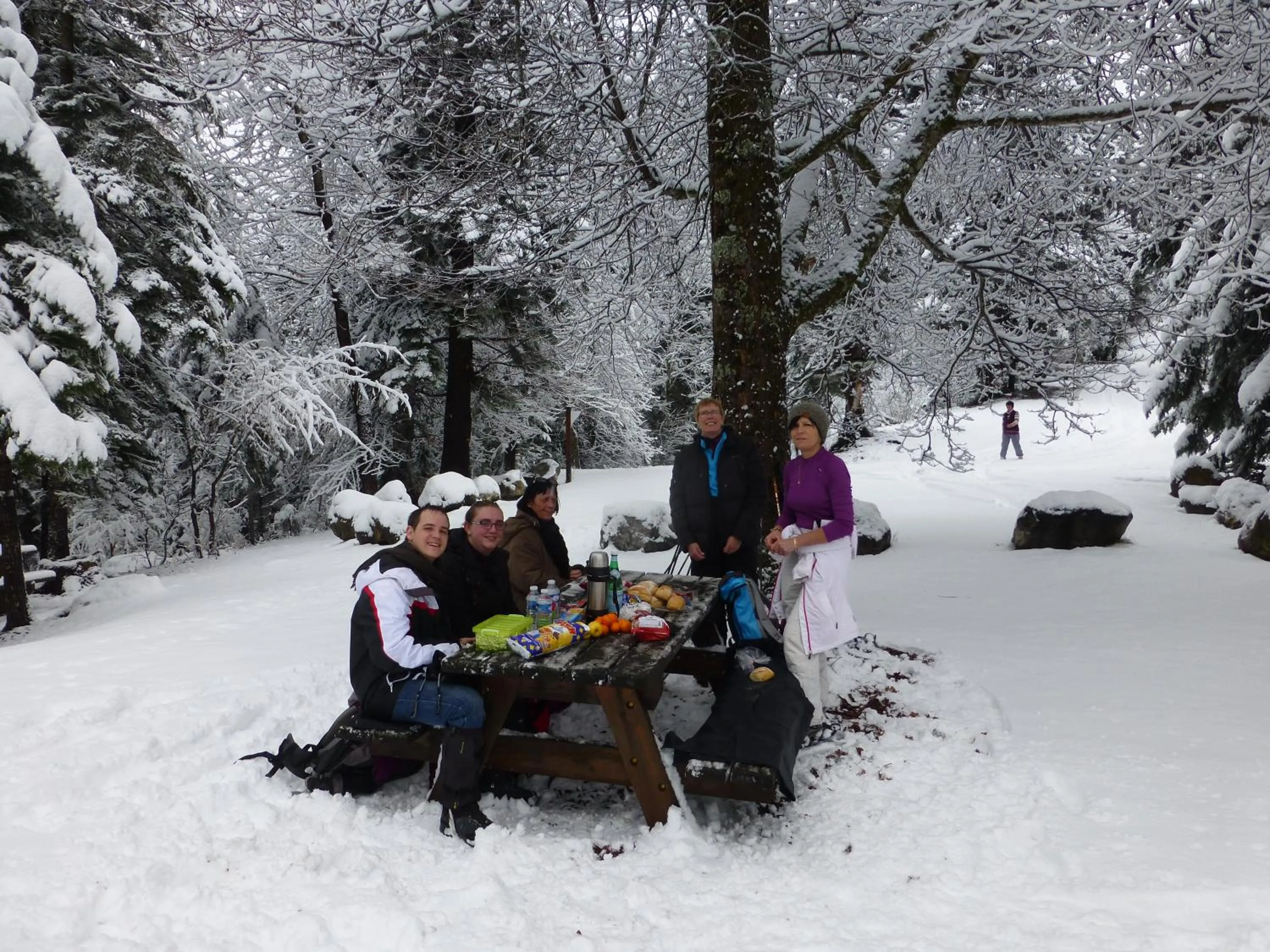 Winter in Camping, Hôtel De Plein Air Les Cariamas