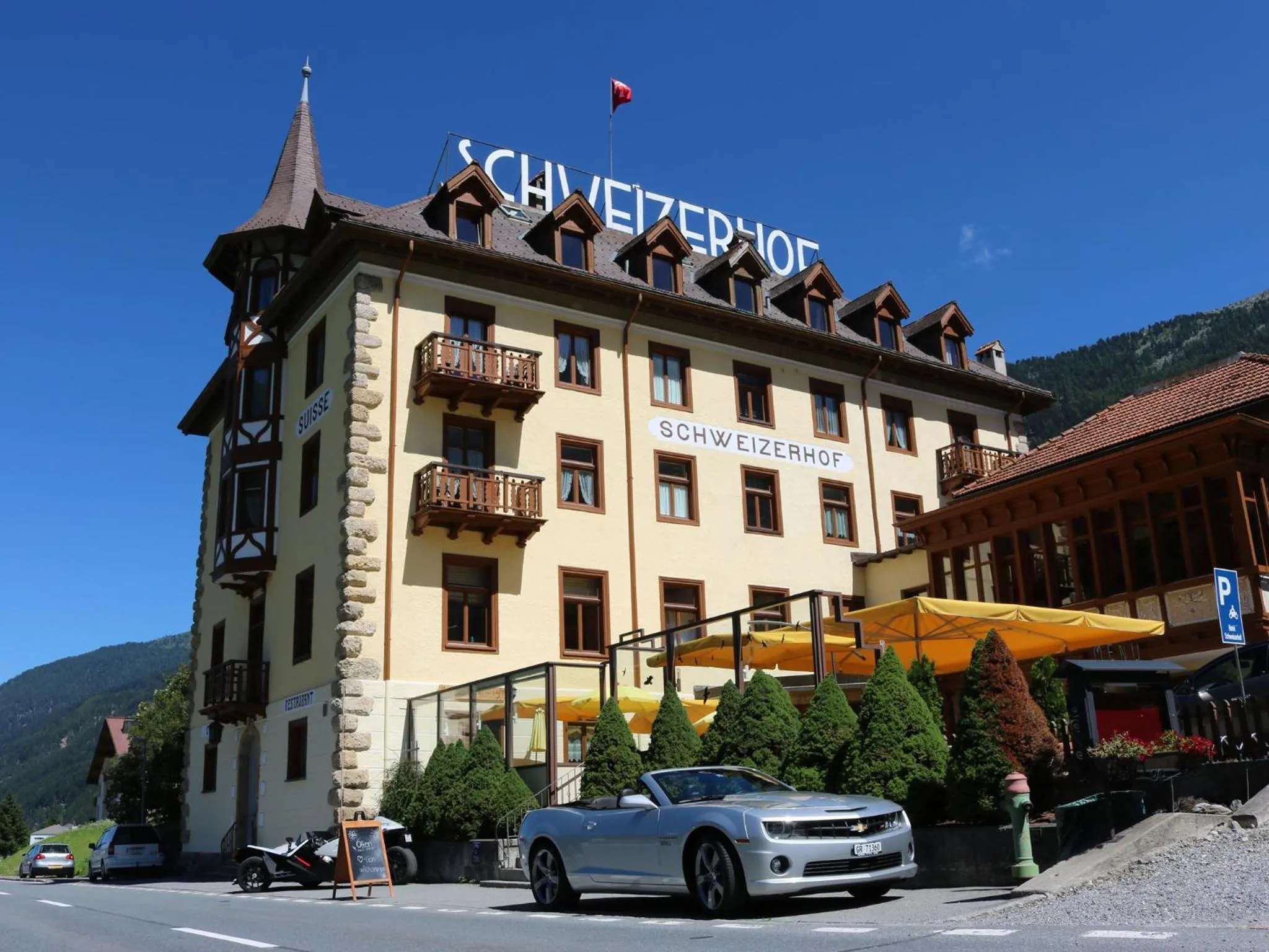 Property building in Hotel Schweizerhof Sta Maria