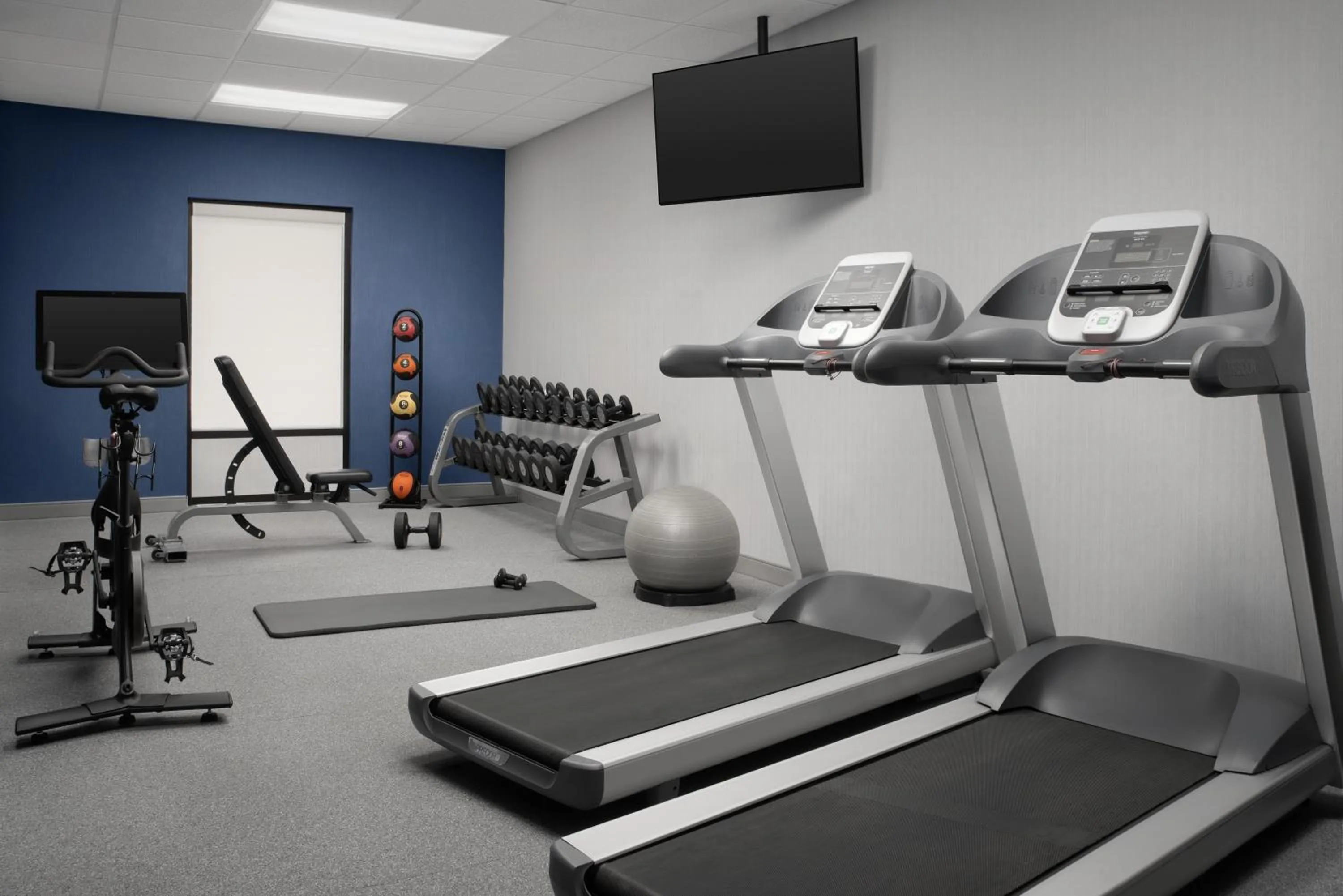 Fitness centre/facilities in Hampton Inn & Suites-Knoxville/North I-75