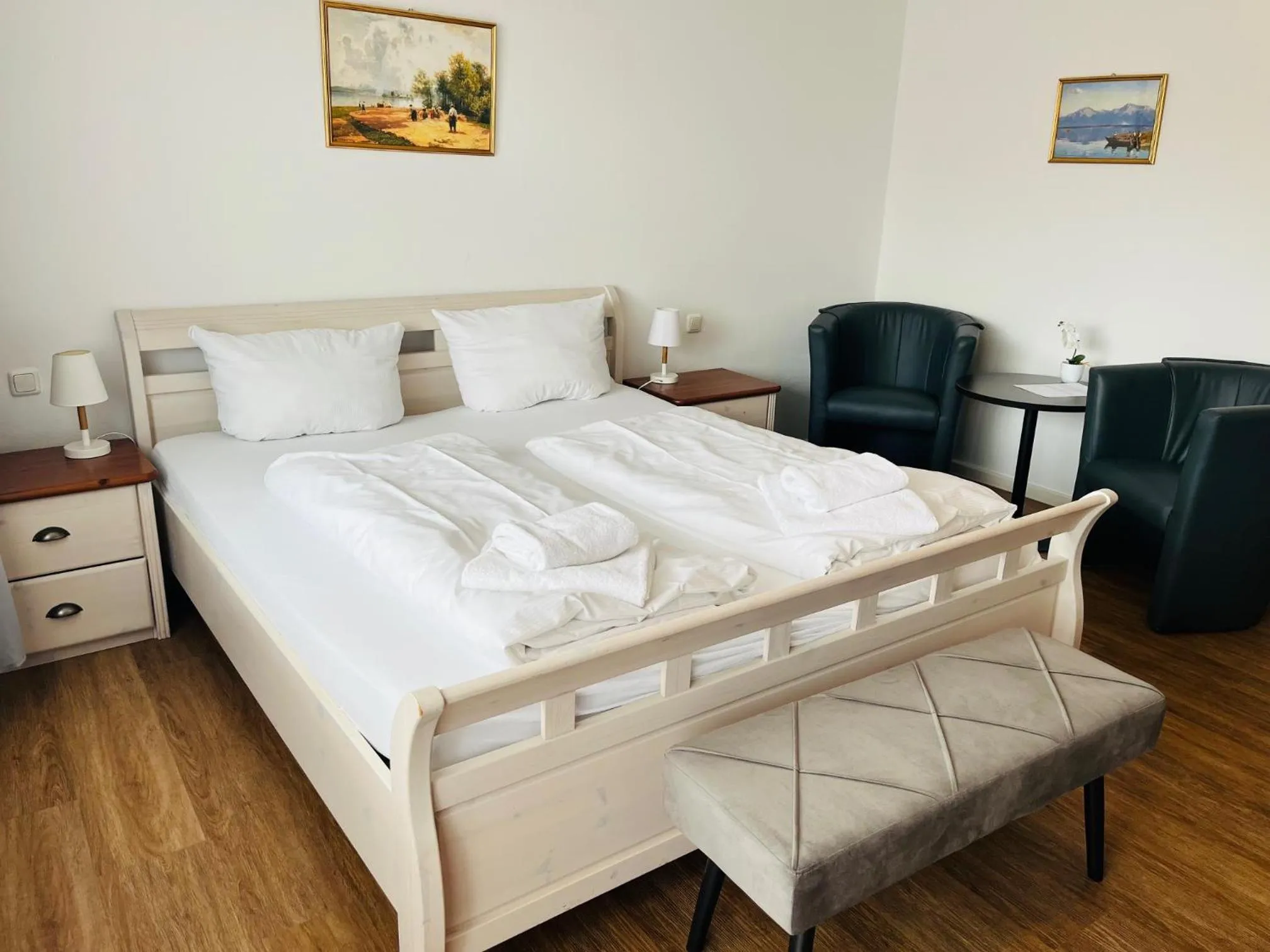 Bed in Hotel ChiemseePanorama